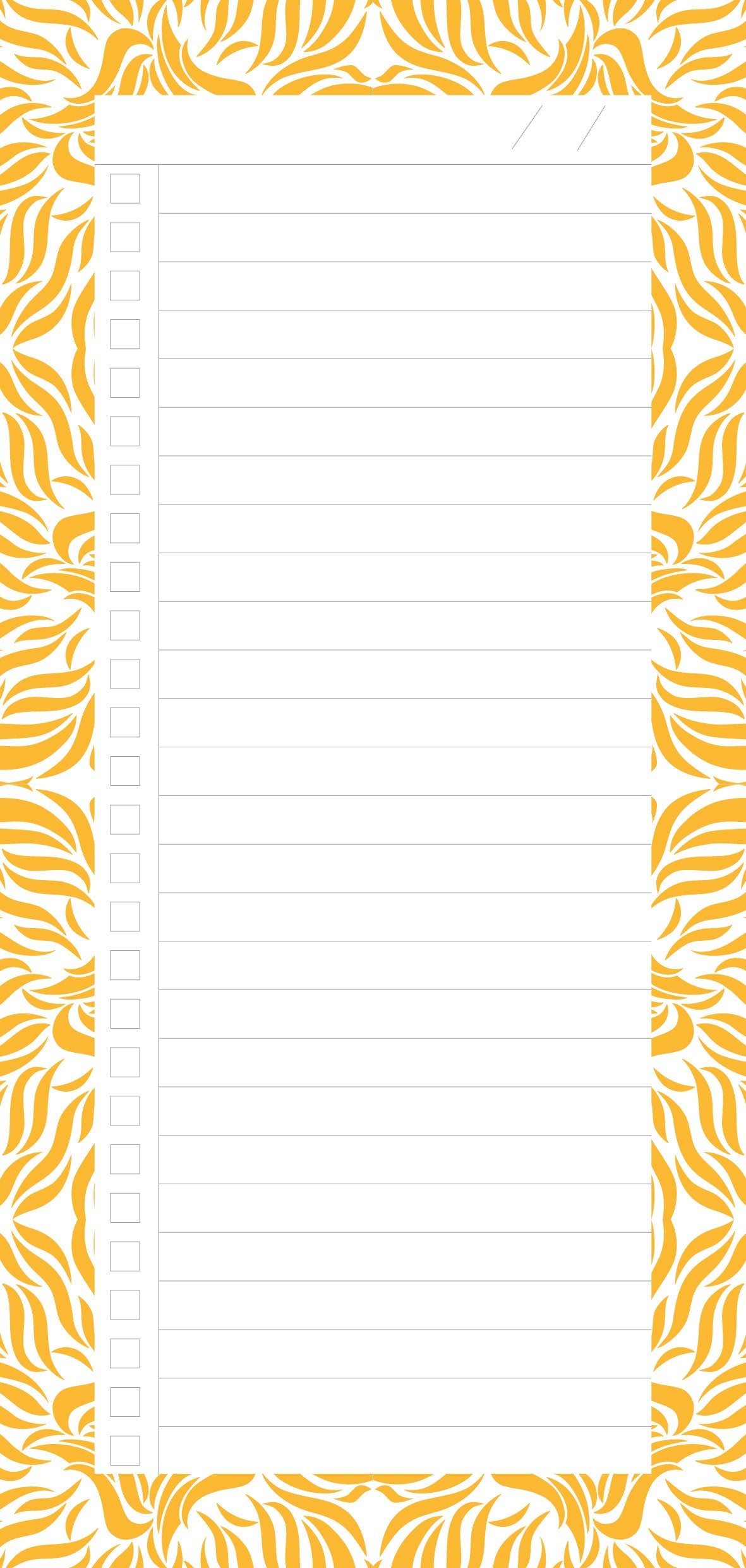 Mustard Swishes Notepad