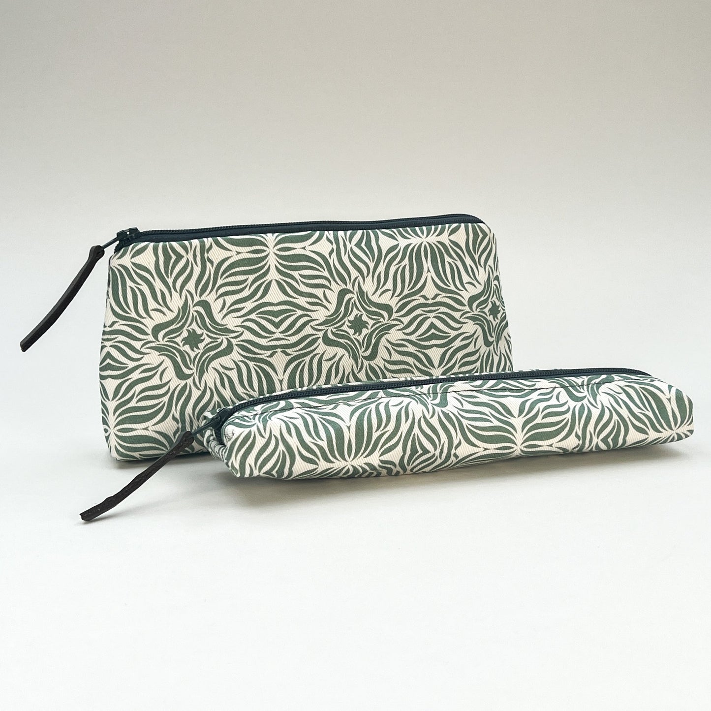 Sage Swishes Medium Pencil Case
