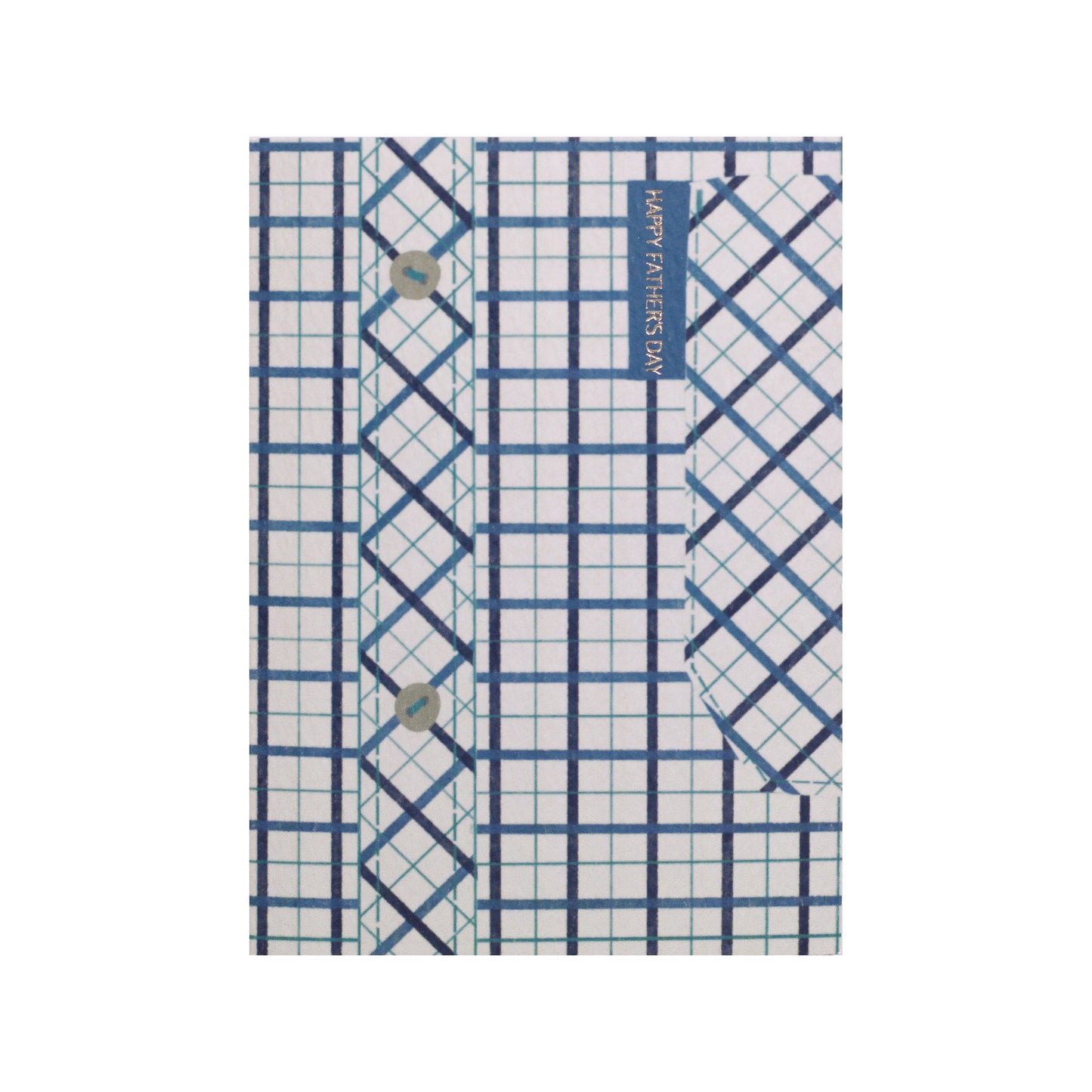 Father's Day Blue Tattersall Shirt