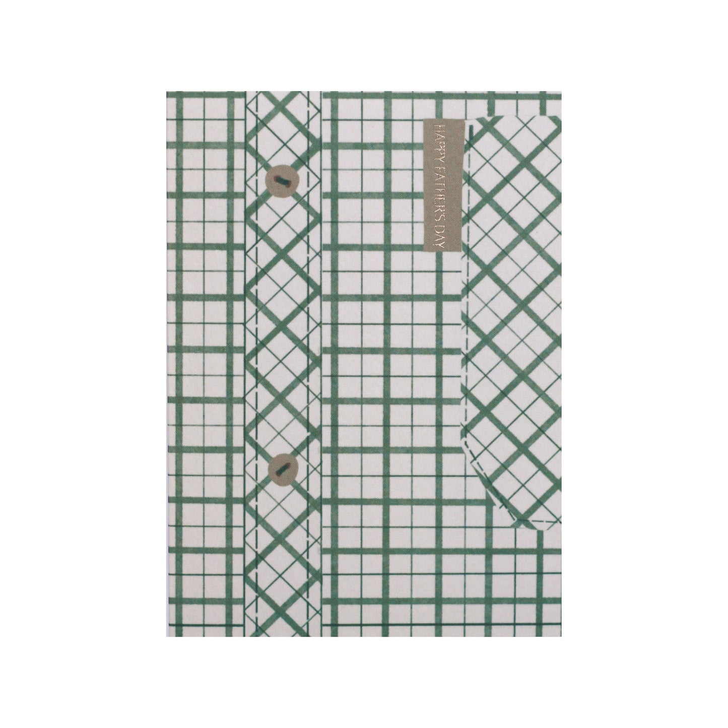 Father's Day Green Tattersall Shirt