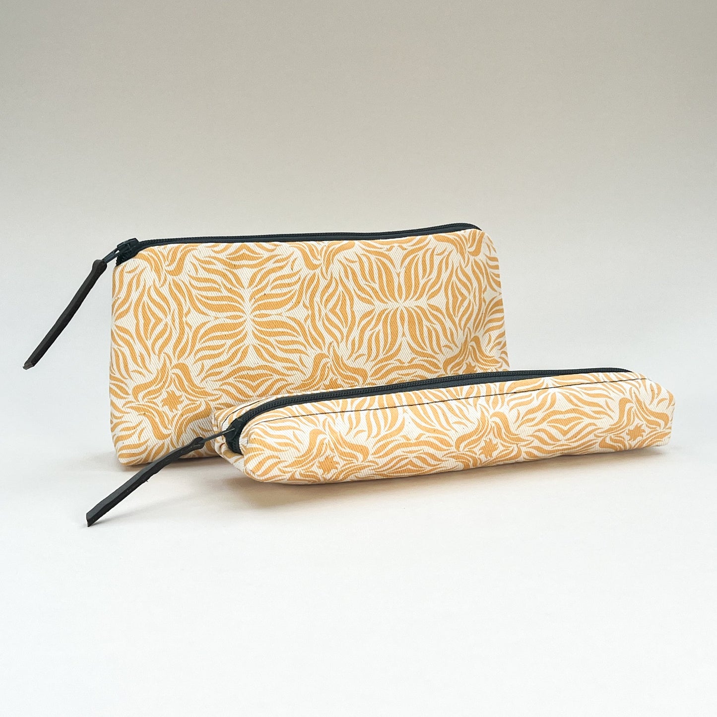 Mustard Swishes Slim Pencil Case