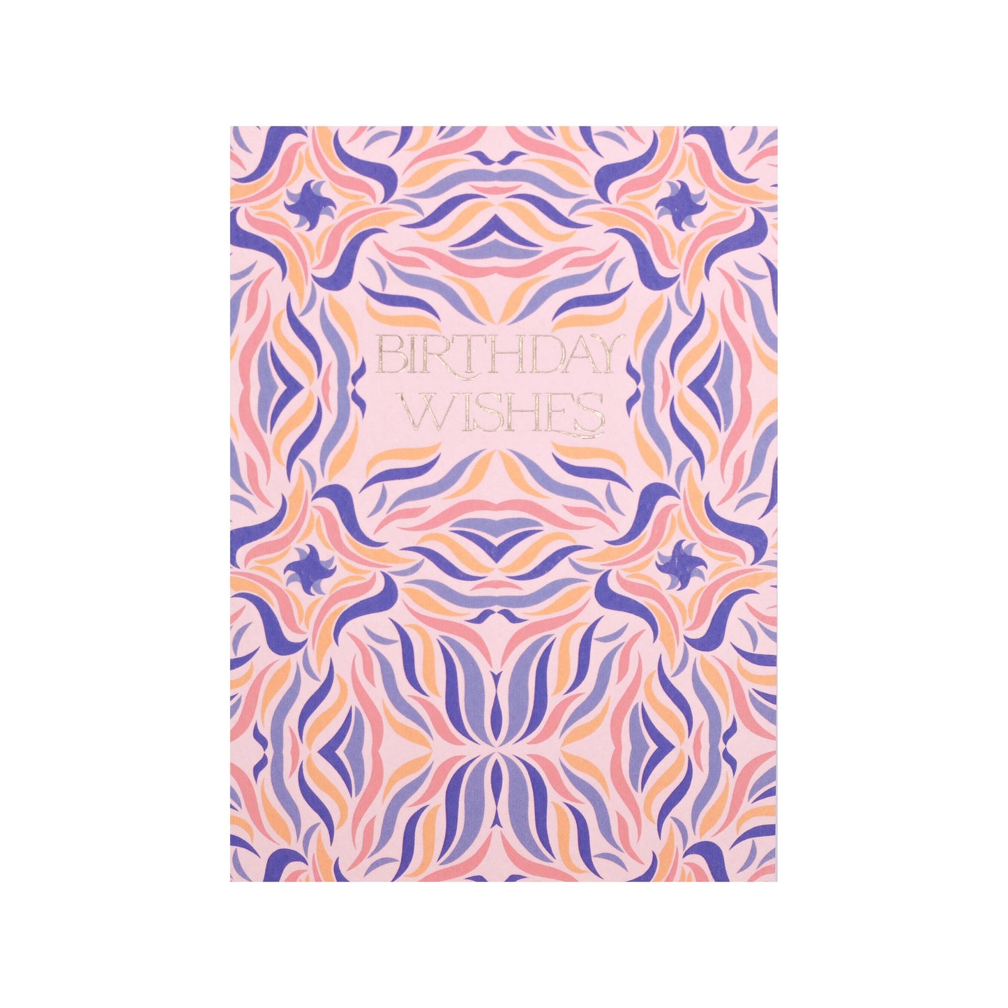 Birthday Wishes in Crocus Pink Swishes
