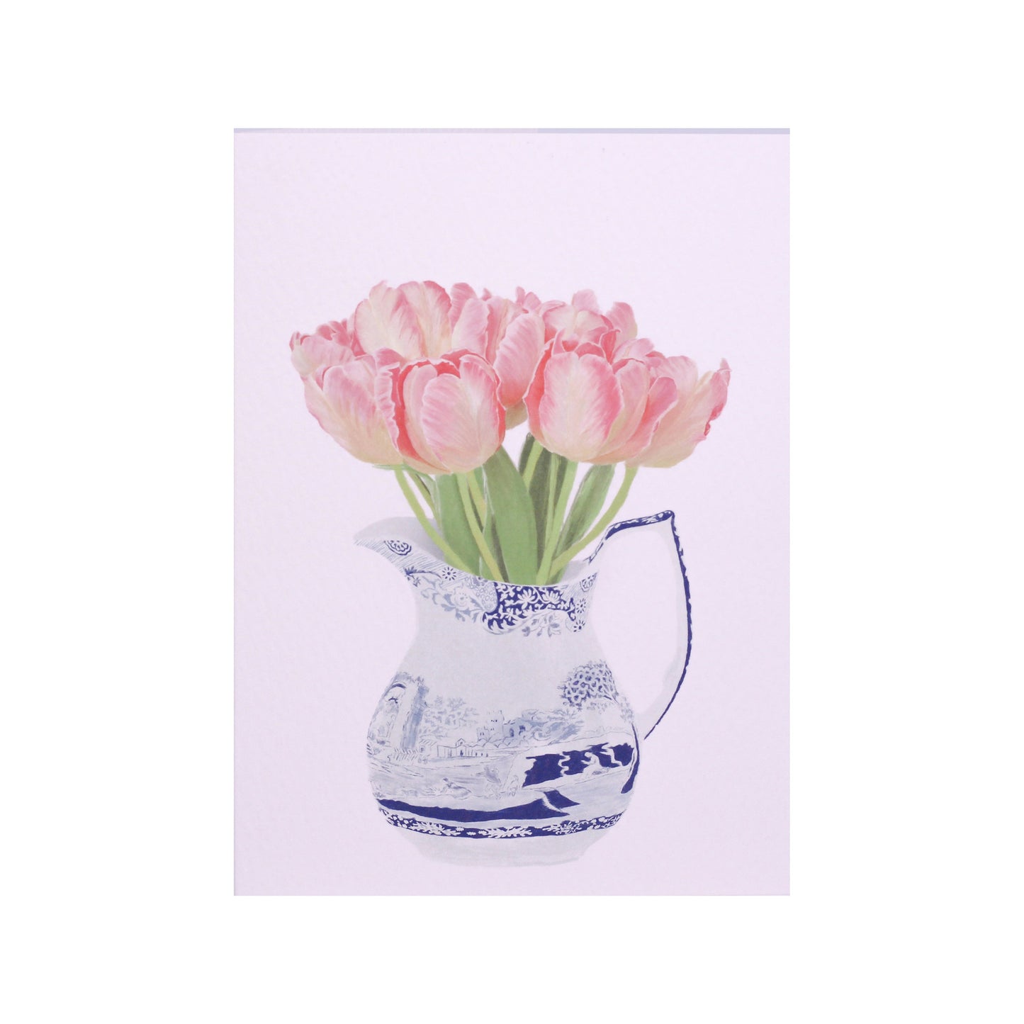 Tulips in a Spode Jug Card