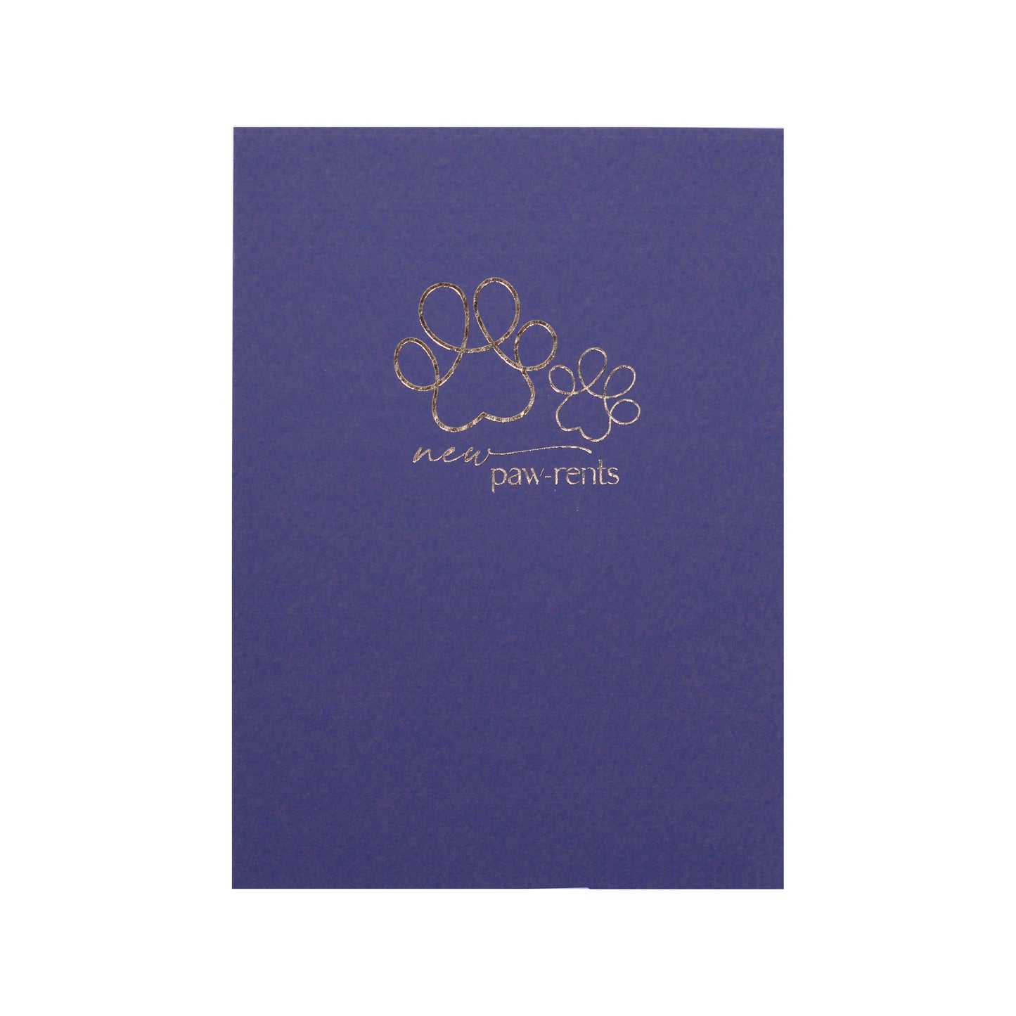 New Paw-rents Navy Card