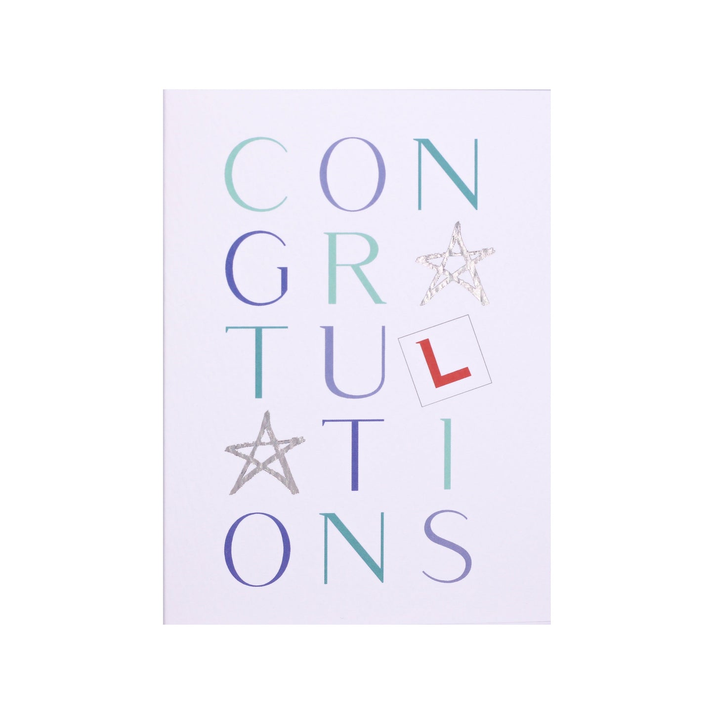 Congratulations Driving Test Blue