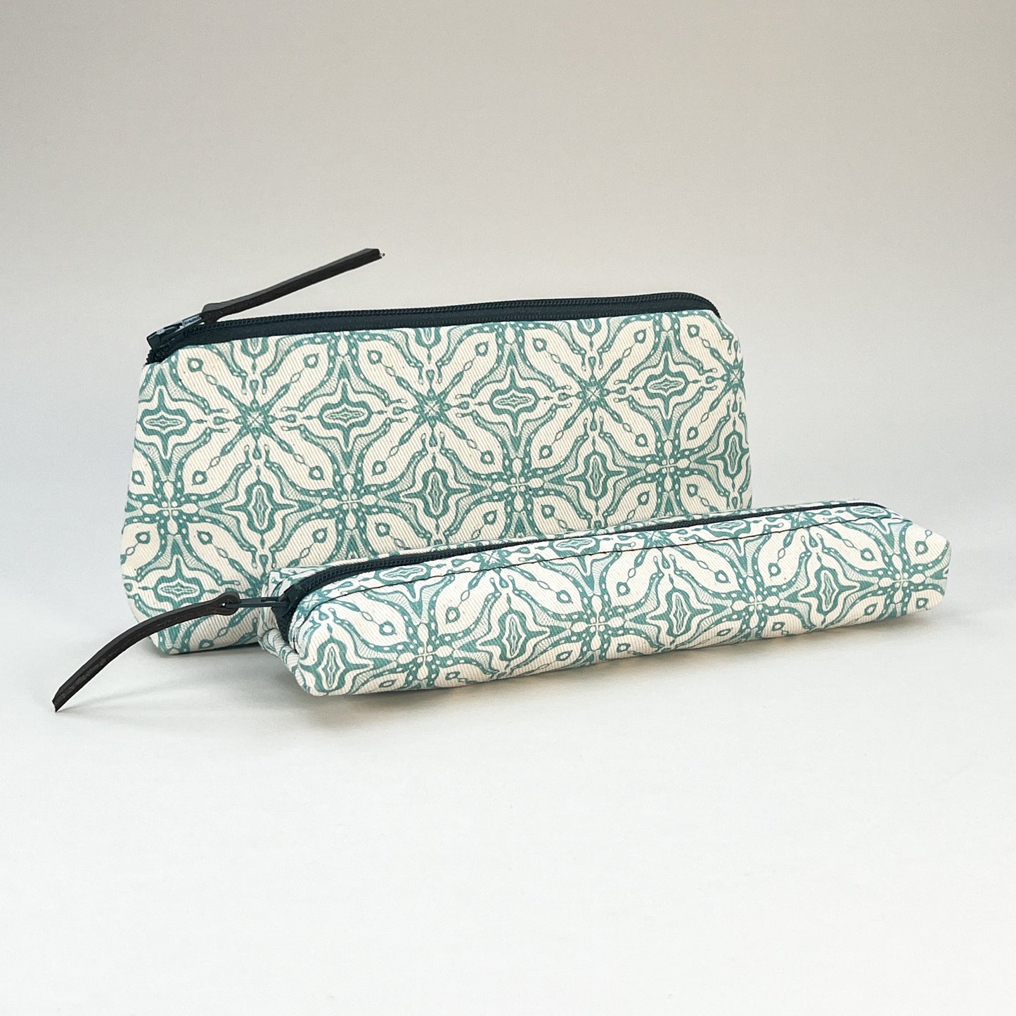 Teal Tile Medium Pencil Case