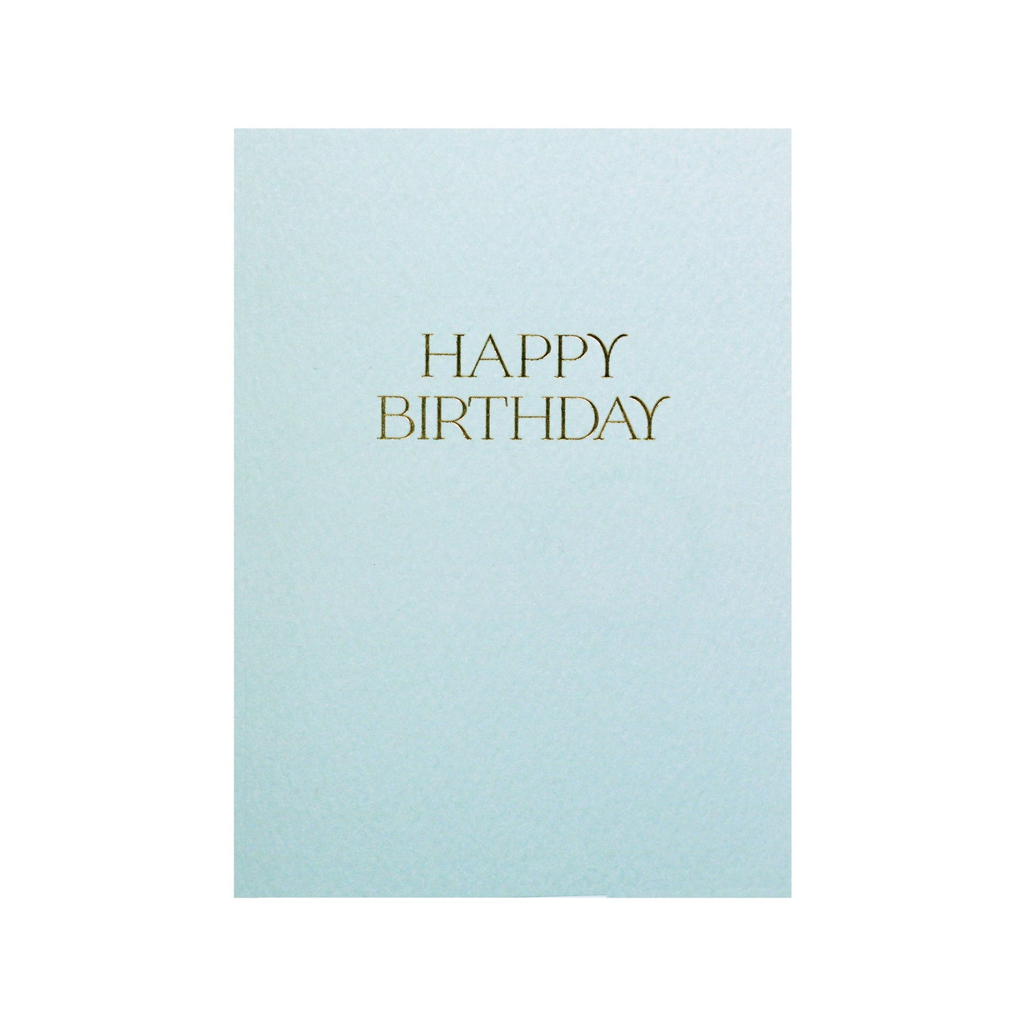 Elegant Duck Egg Happy Birthday Card