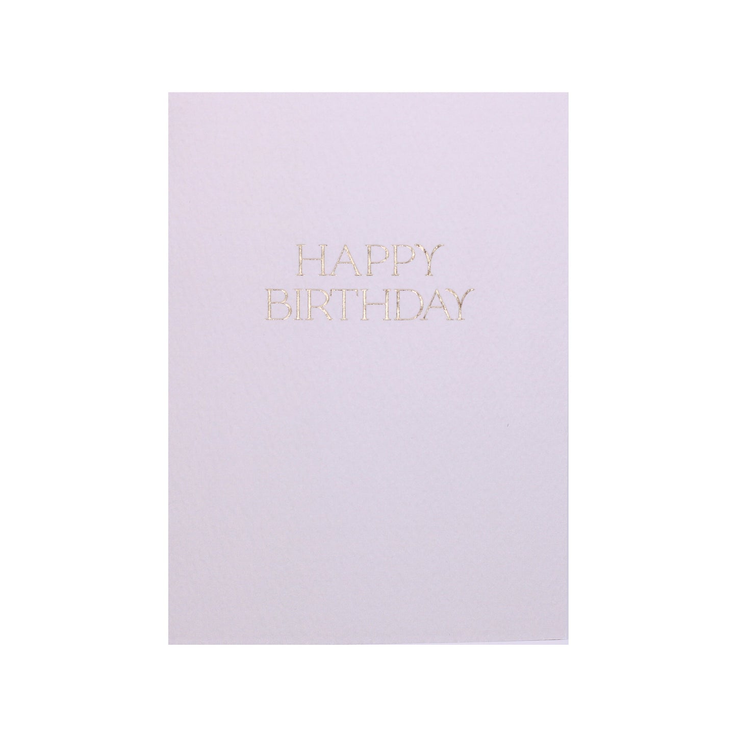 Elegant Grey Happy Birthday Card