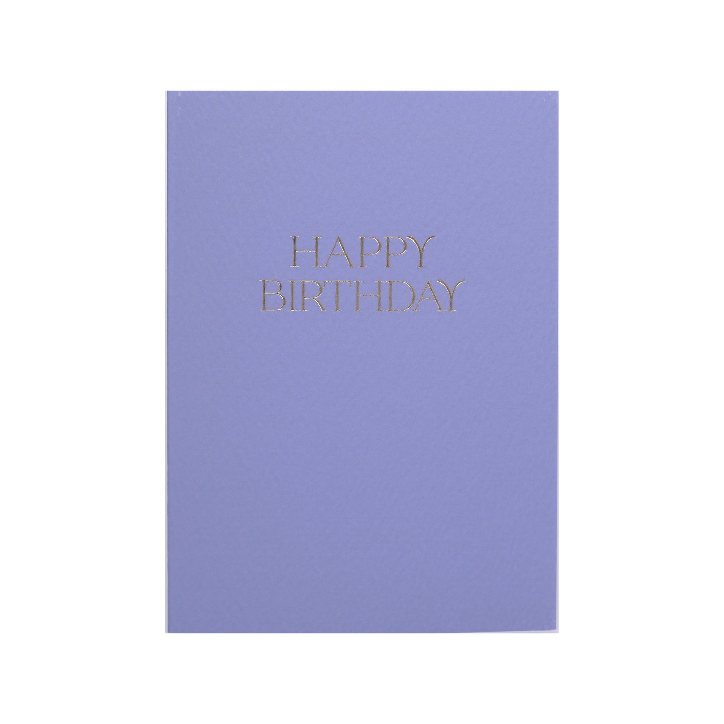 Elegant Lilac Happy Birthday Card