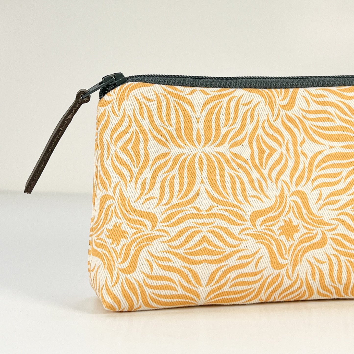 Mustard Swishes Medium Pencil Case