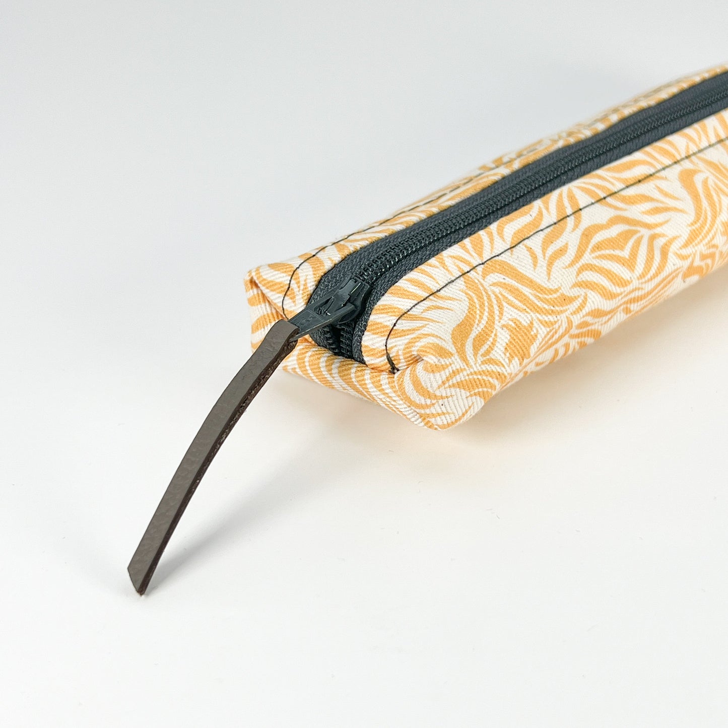 Mustard Swishes Slim Pencil Case
