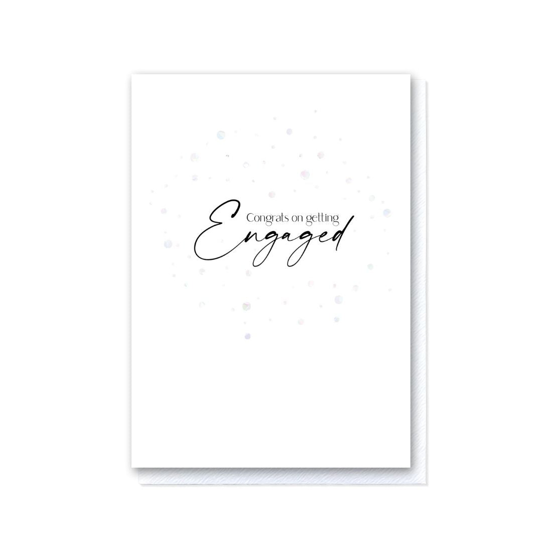 Congrats On Getting Engaged in Holographic Foil
