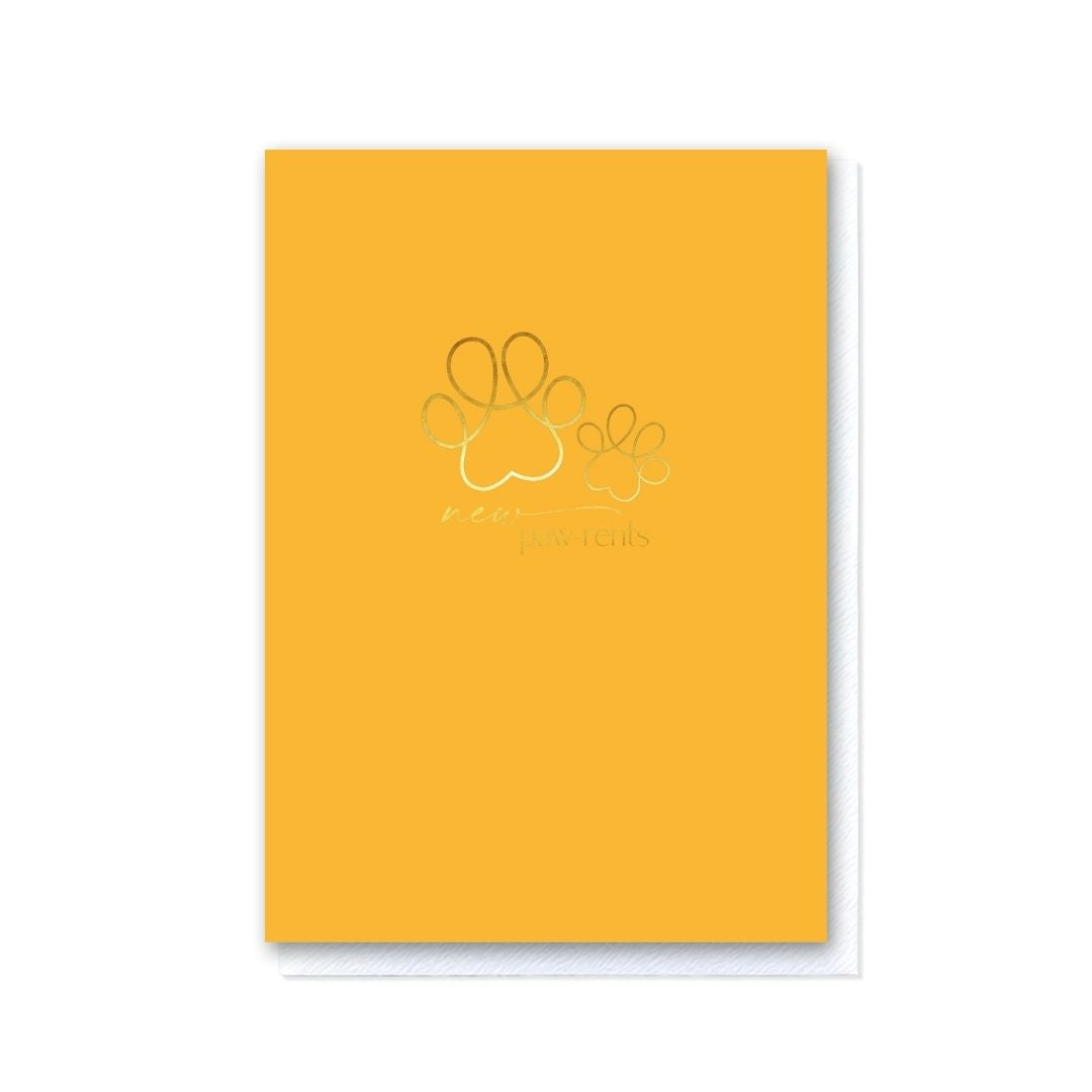 New Paw-rents Mustard Card