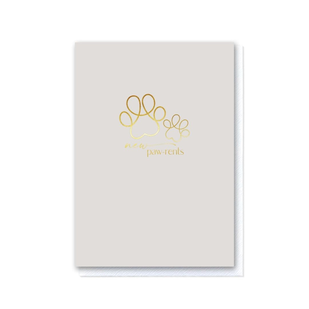 New Paw-rents Pale Grey Card