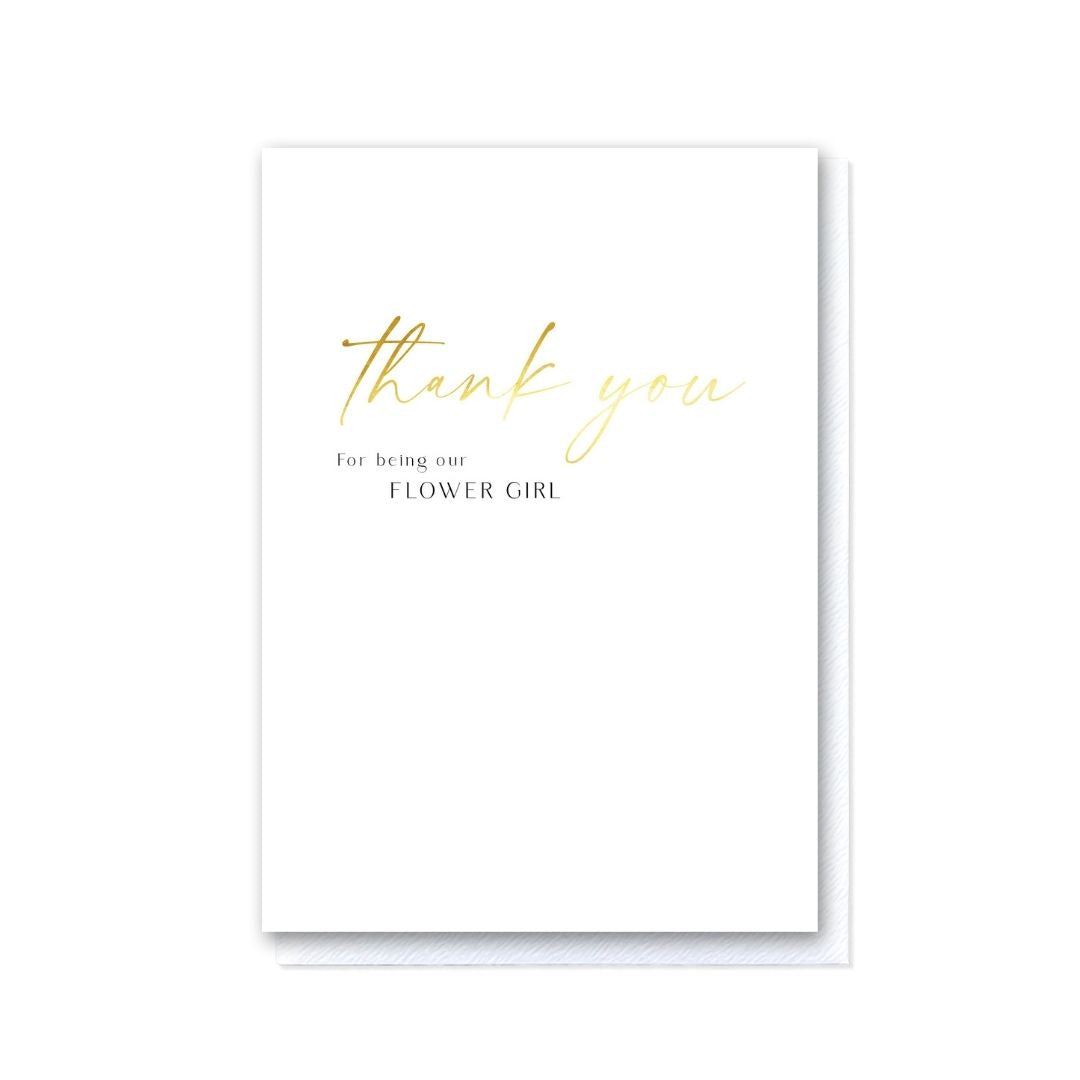 Thank you for being my Flower Girl