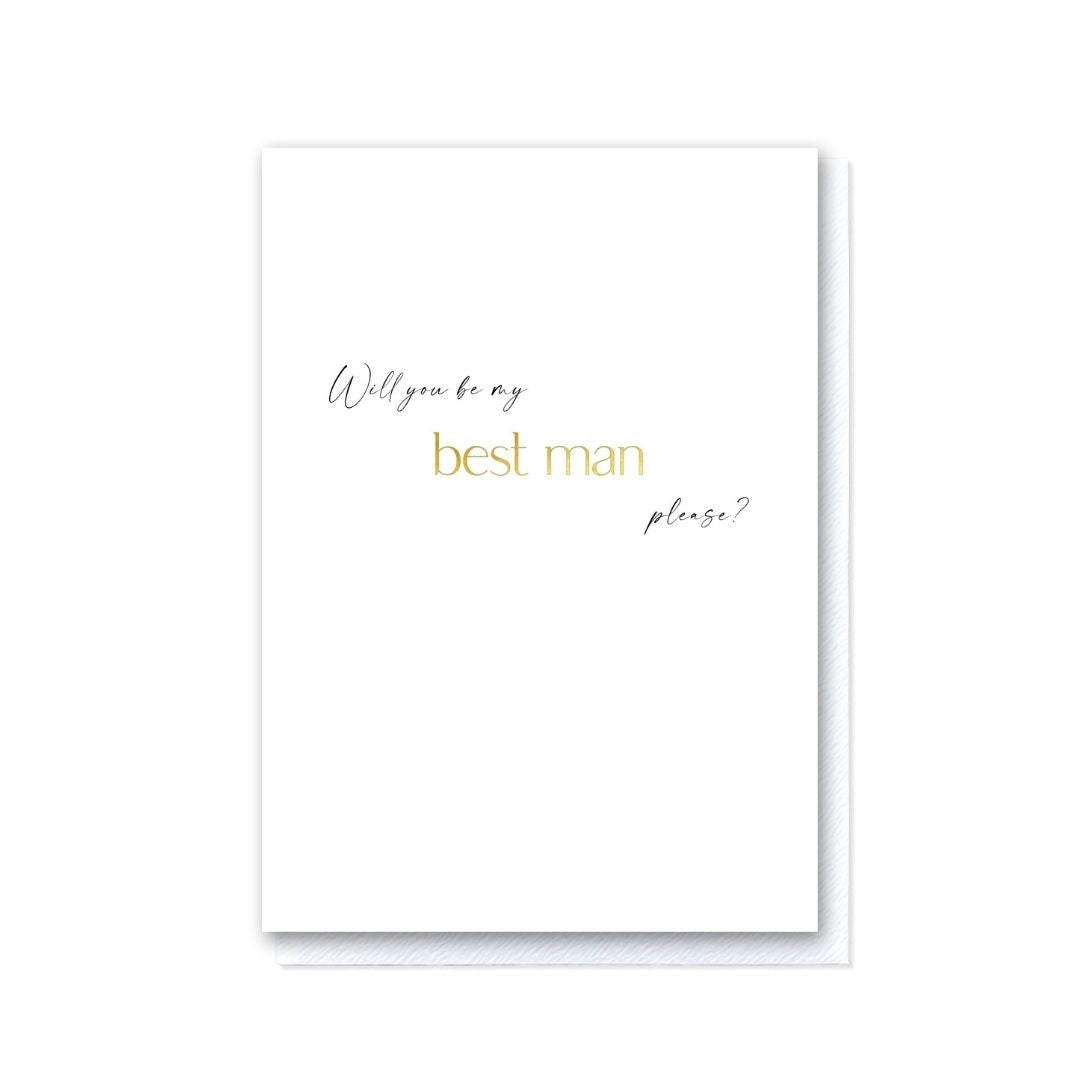 Will You Be My Best Man Card