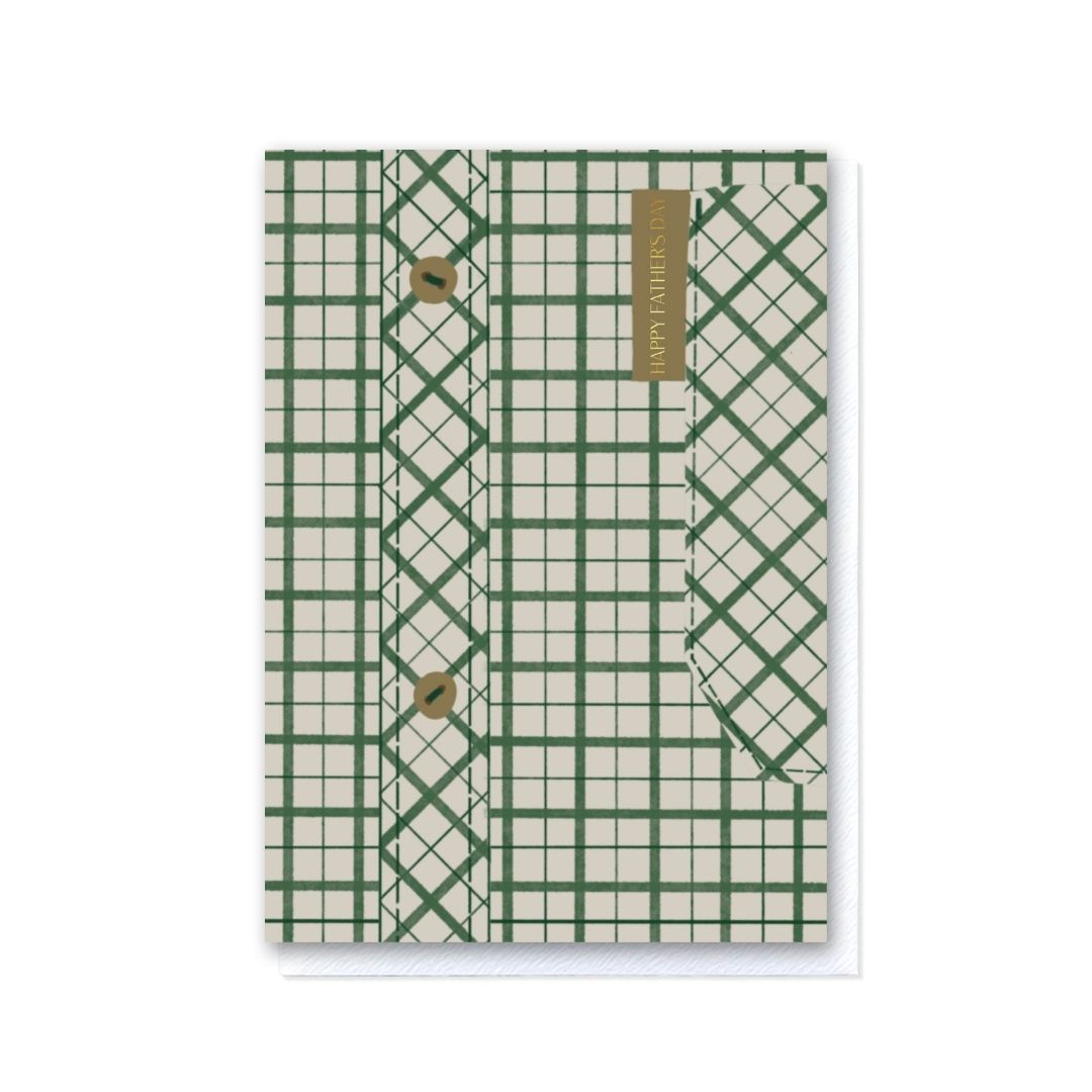 Father's Day Green Tattersall Shirt