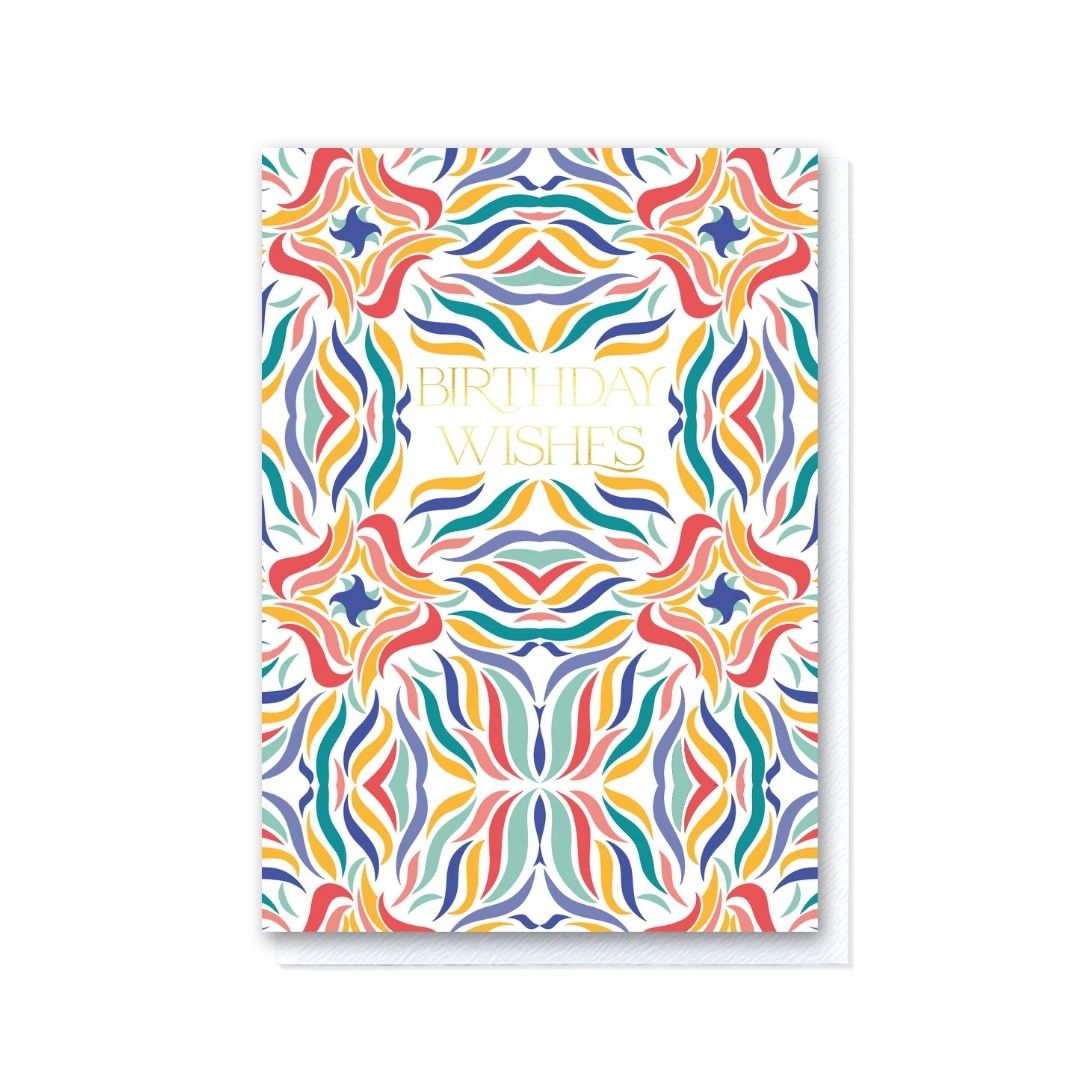 Birthday Wishes in Bright Swishes