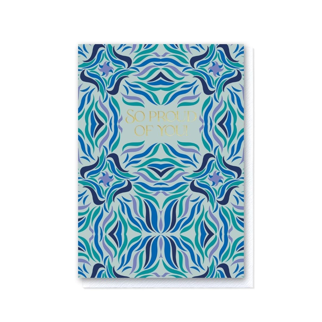 So Proud of You in Iris Mint Swishes