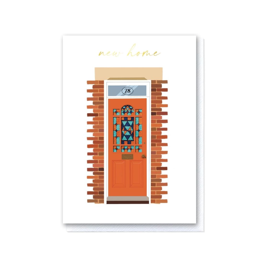 New Home Door Orange