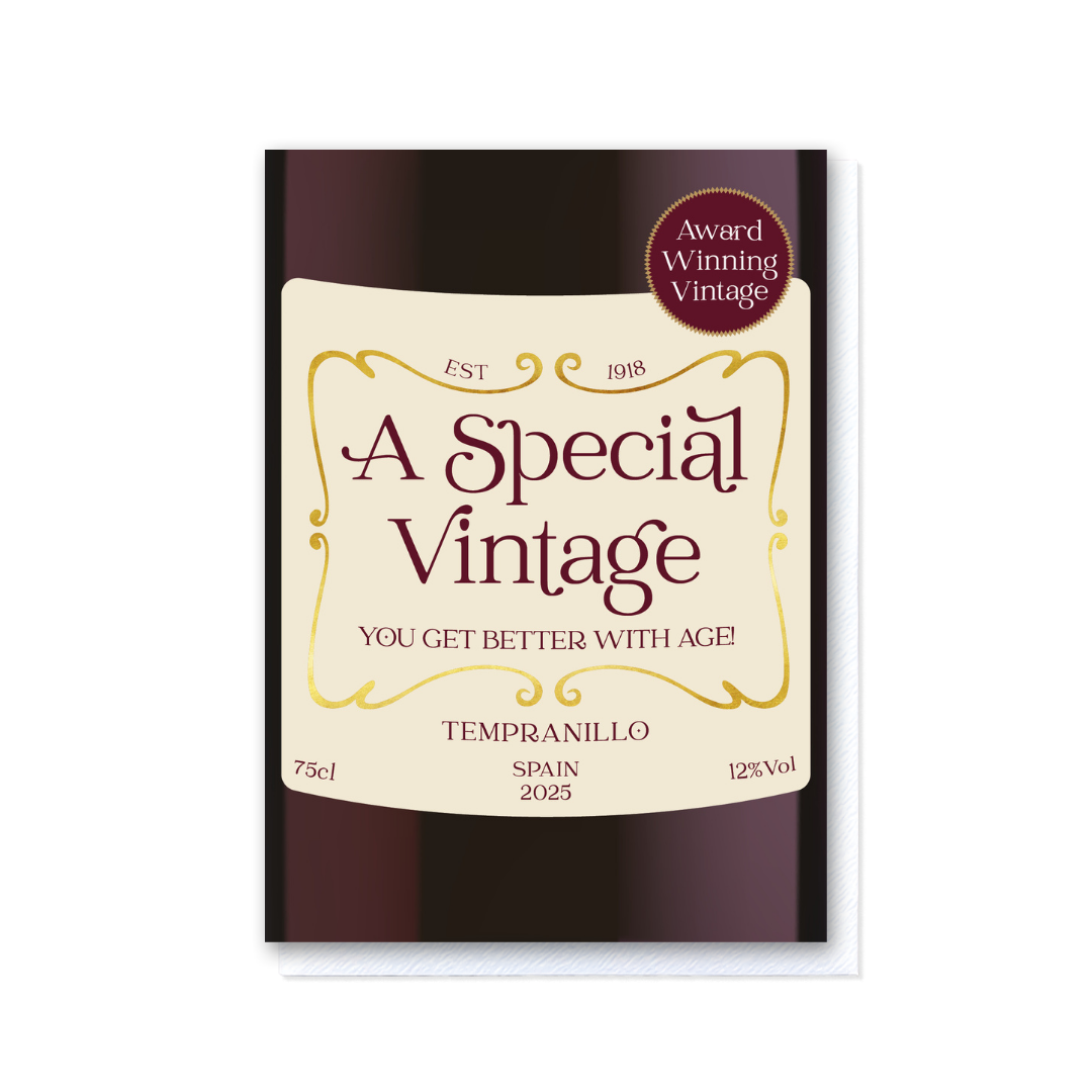 Tasting Notes - A Special Vintage Red
