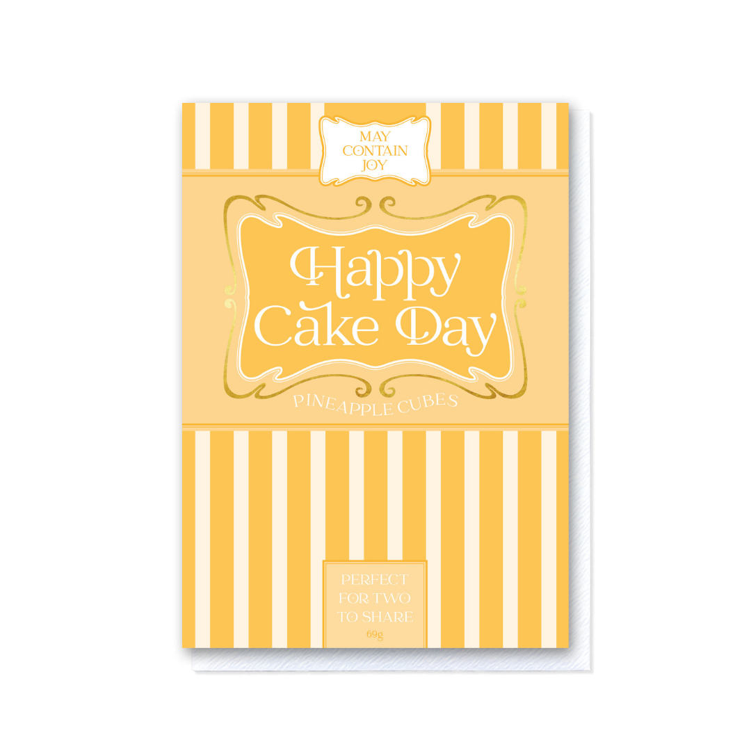 Hello Sweetie - Happy Cake Day Pineapple Cubes