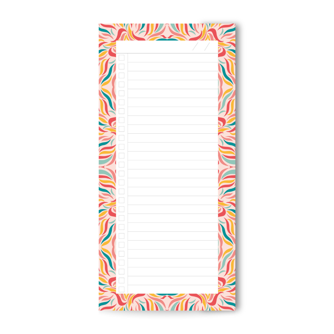 Tutti-Frutti Swishes Notepad