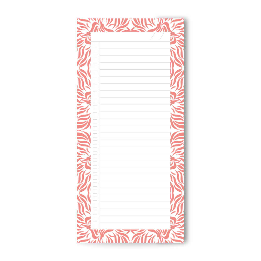 Coral Swishes Notepad
