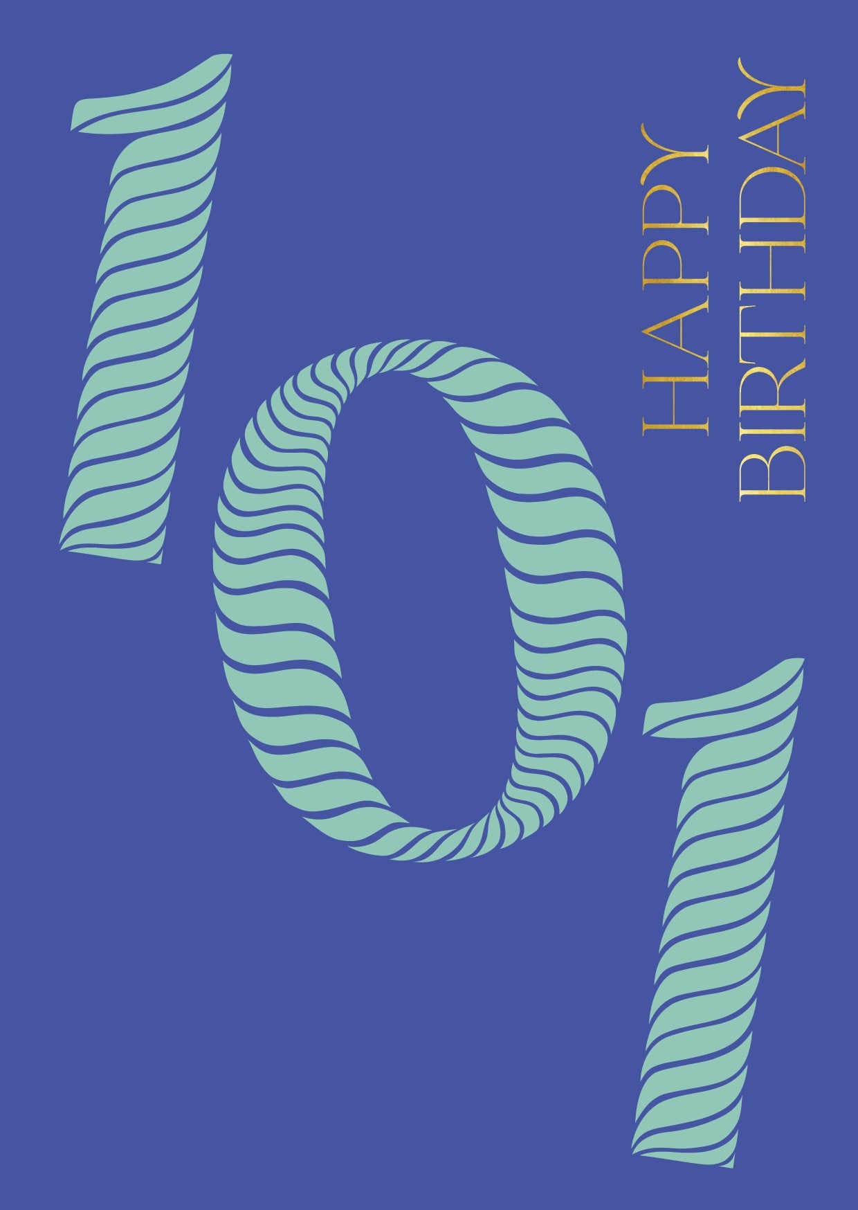 Birthday Stripes 101st Birthday