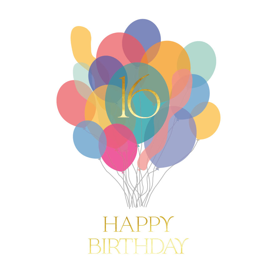 Square - Balloon Bunch 16