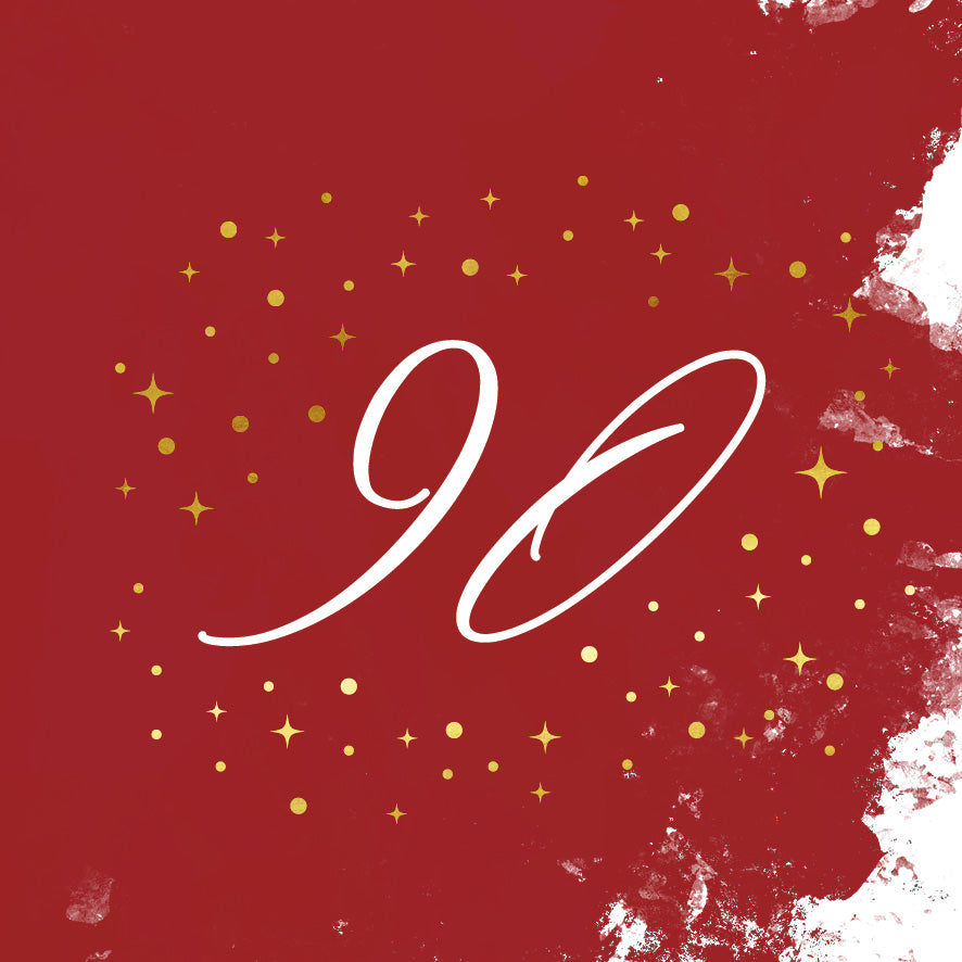 Square - Painted Birthday 90