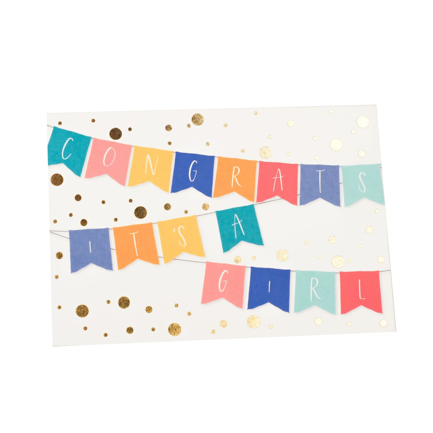 Congrats it's a Girl Bunting