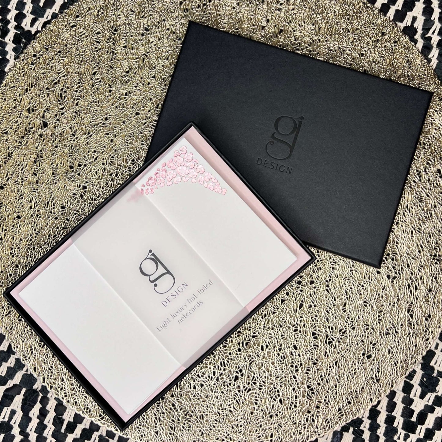 Pale Pink Leopard Print Notes