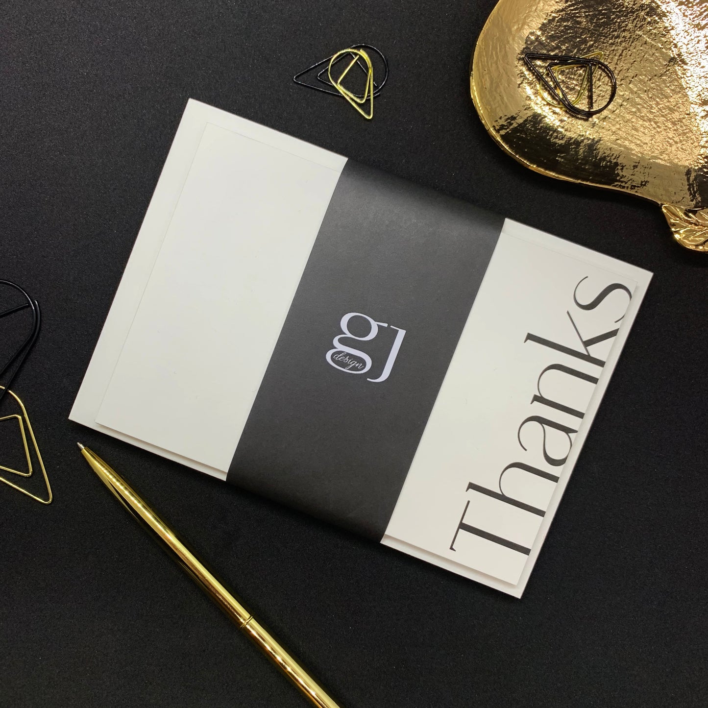 Typographic Thank You Cards