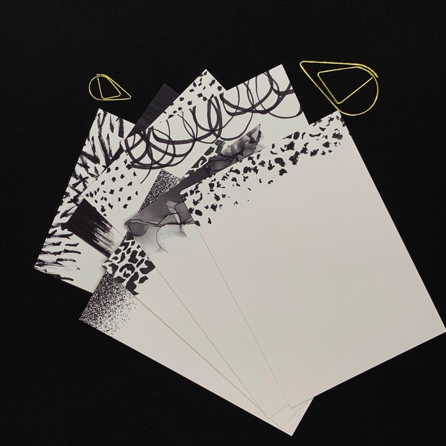 Monochrome Print Notecards