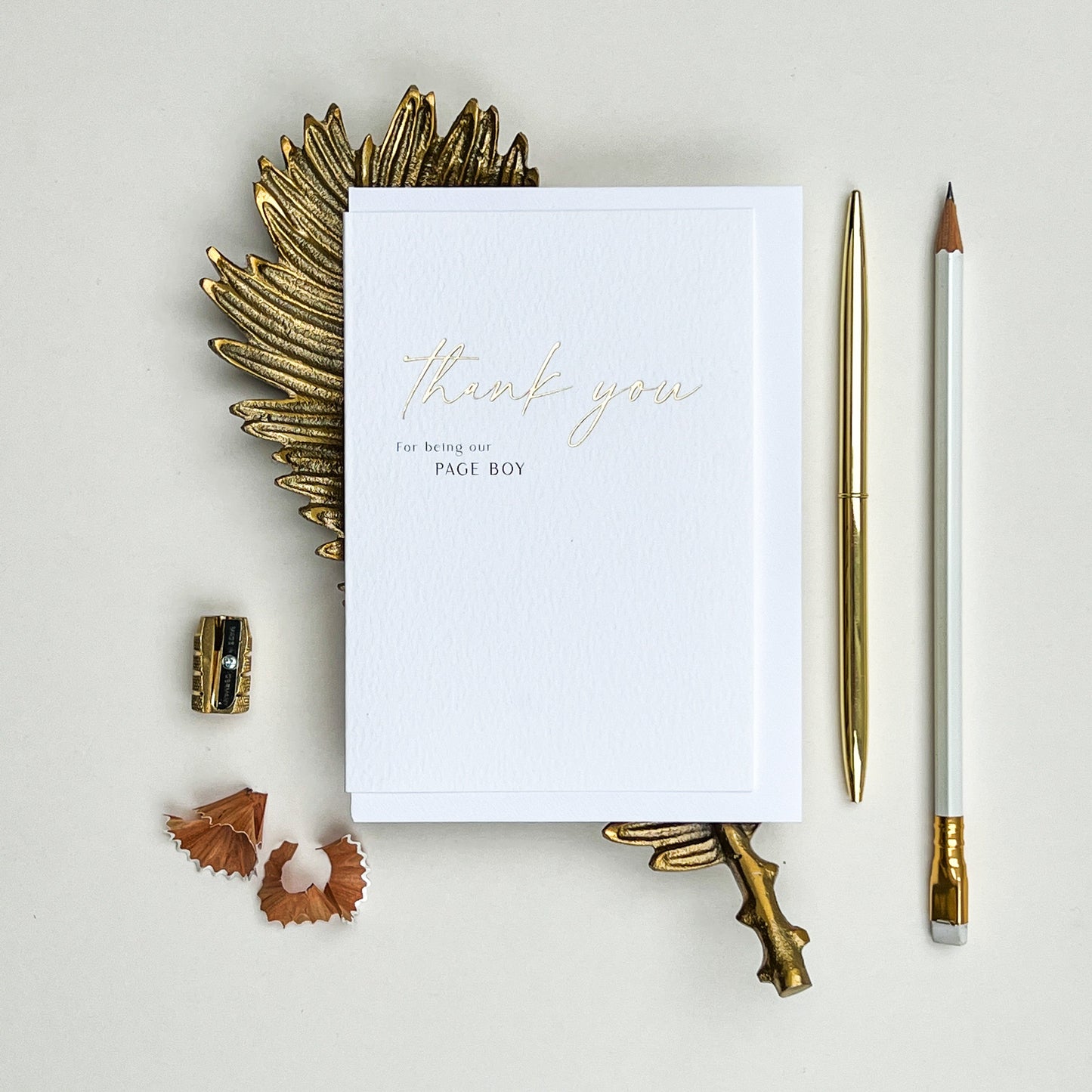 Thank you for being my Page Boy