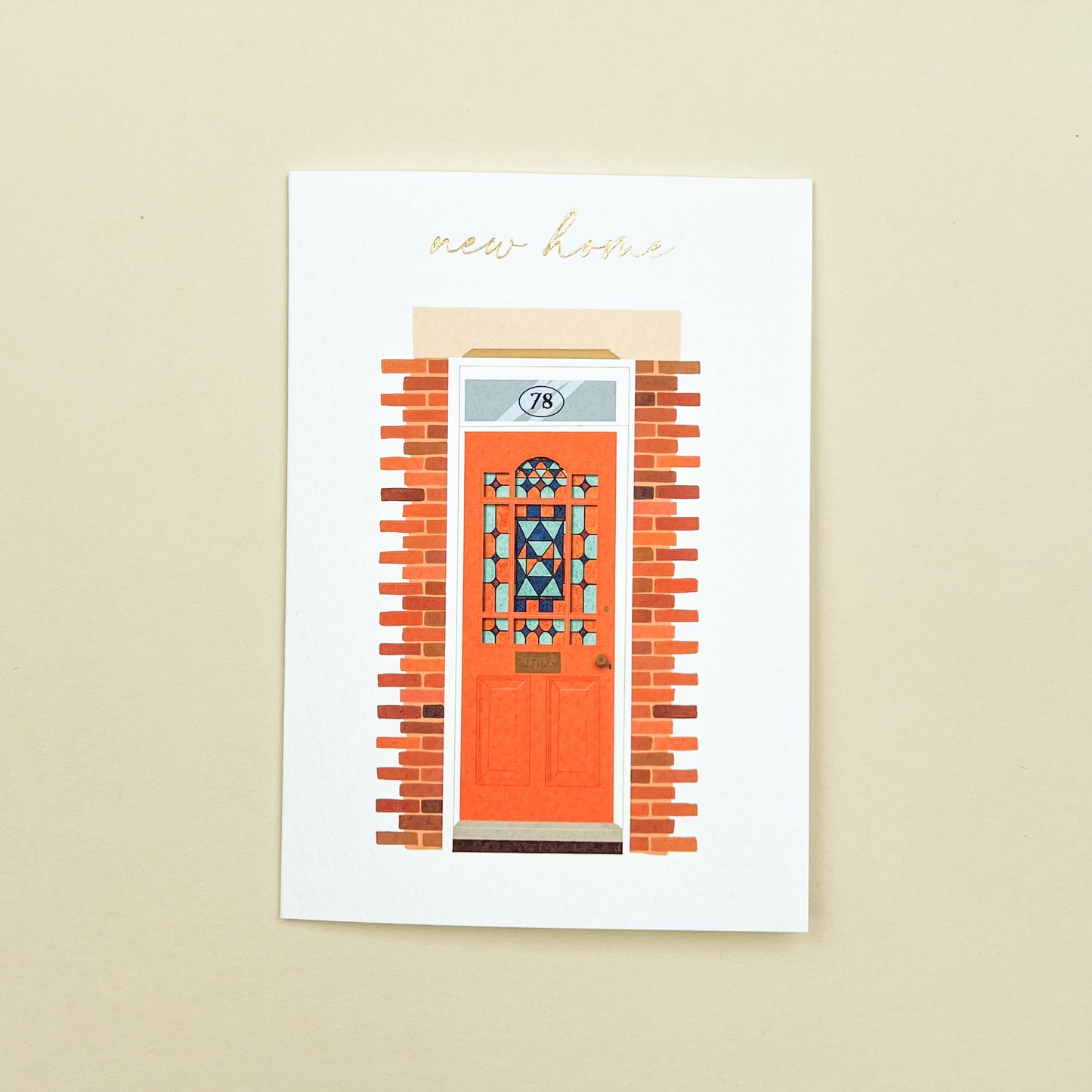 New Home Door Orange