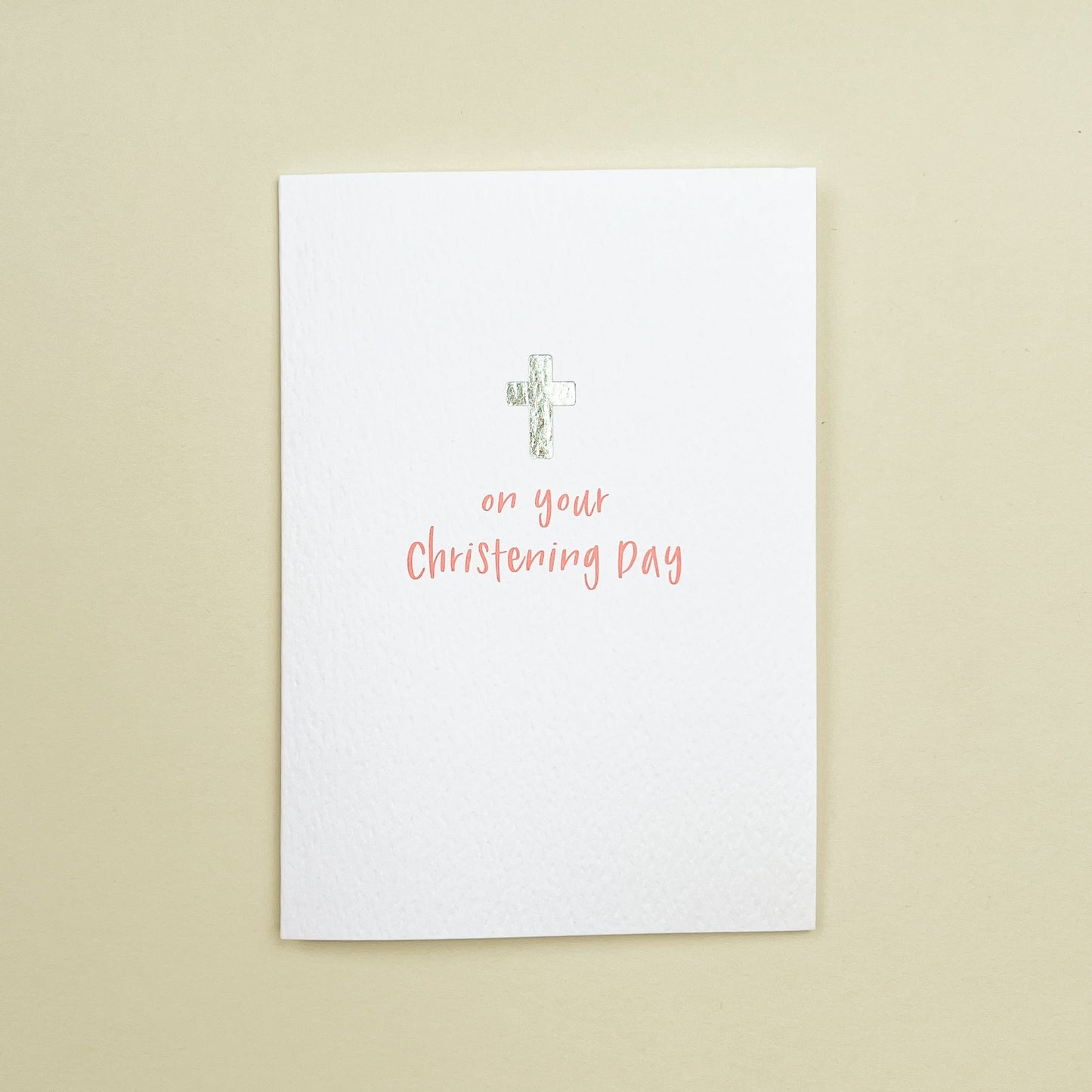 On Your Christening Day Pink