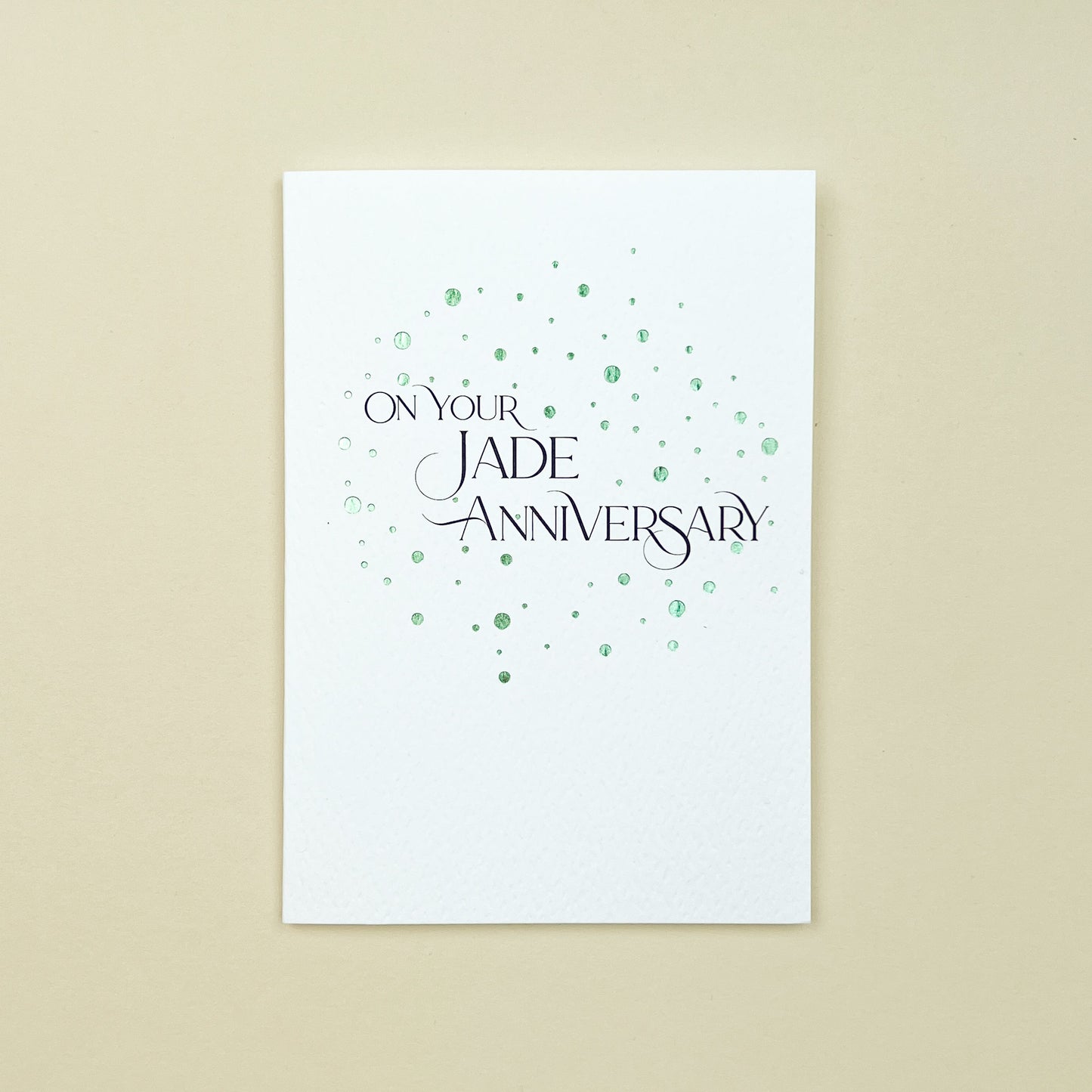 Milestone Moments Jade Wedding Anniversary Card