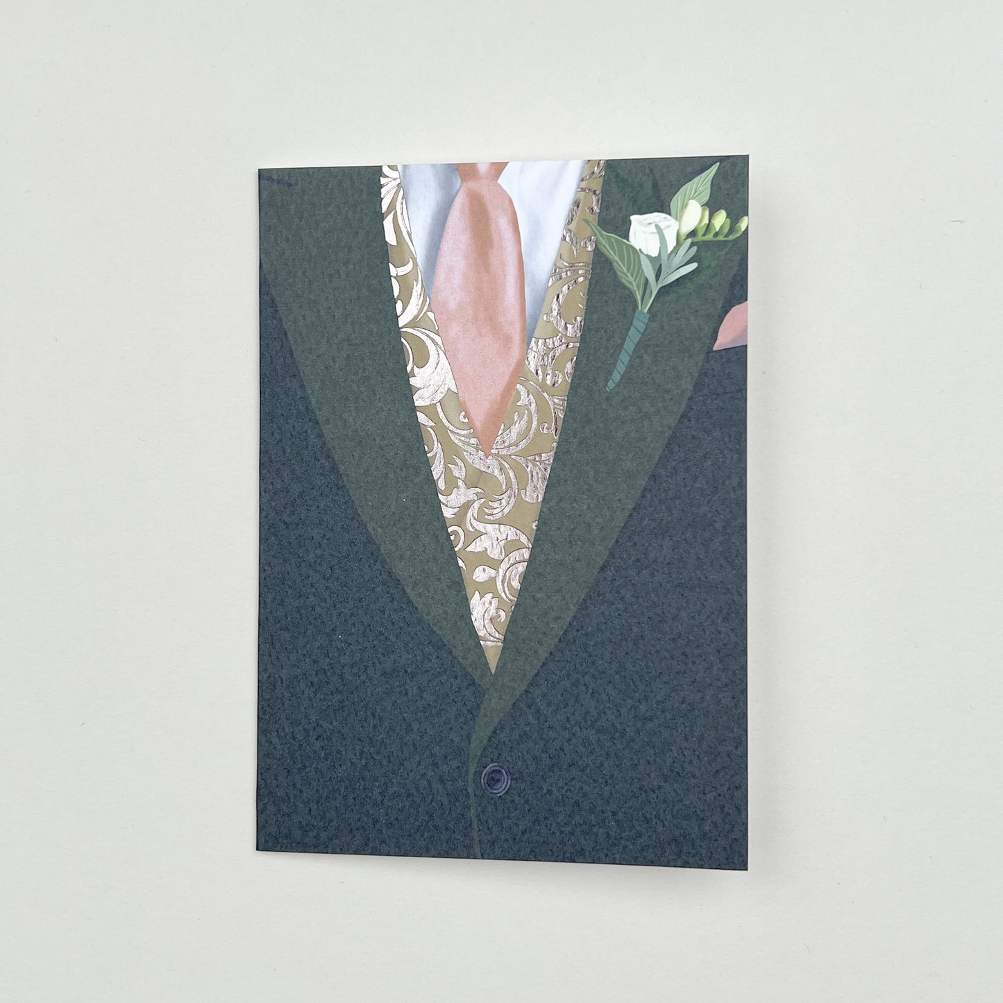 Attirely Good Green Tweed Wedding Suit