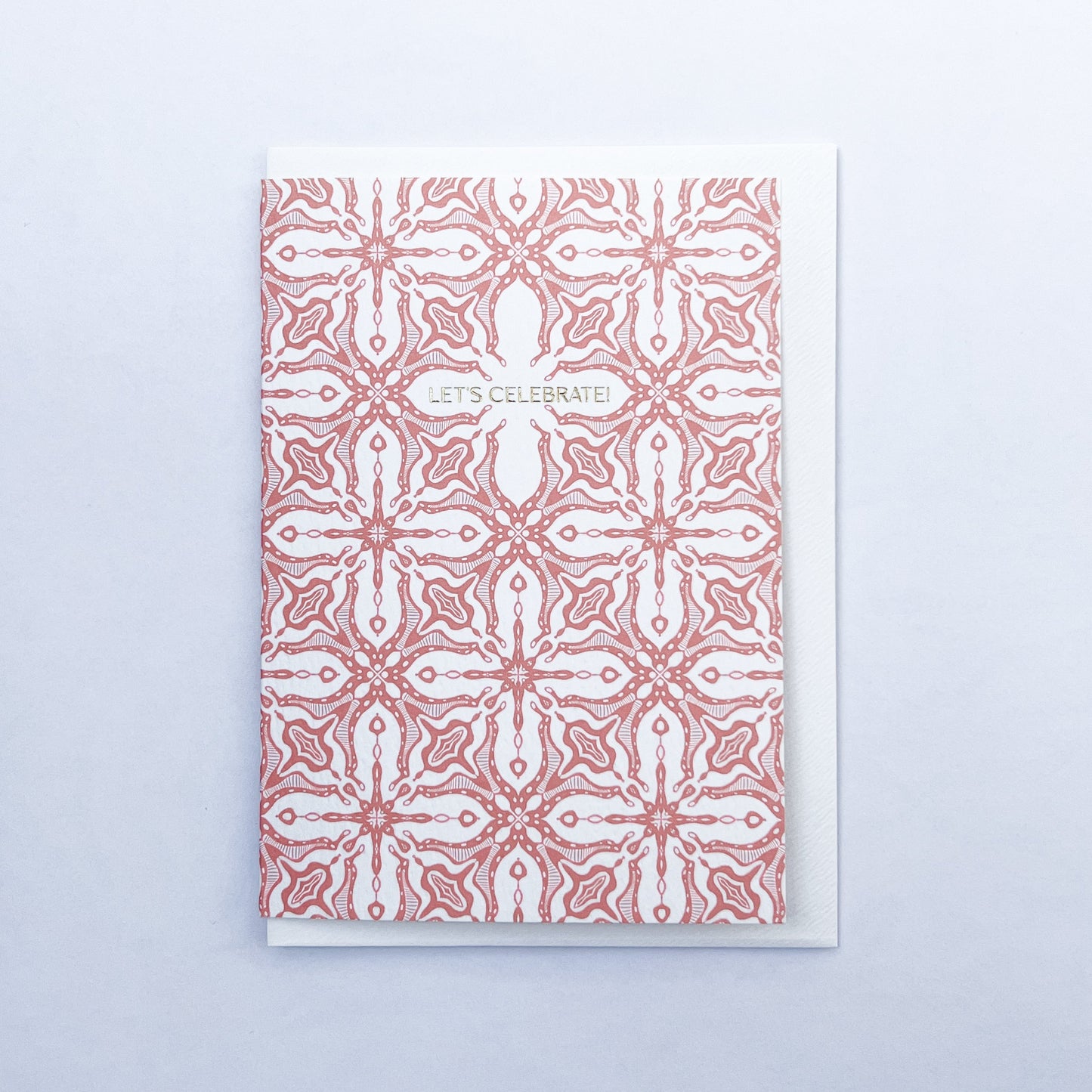 Tiled Sentiments Let's Celebrate! Coral