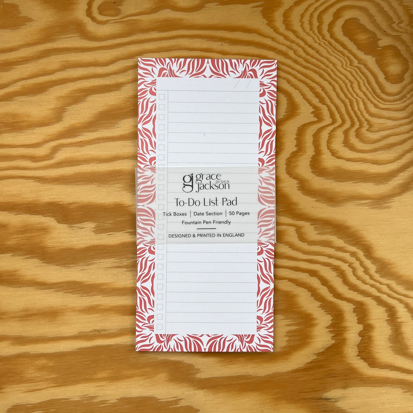Coral Swishes Notepad