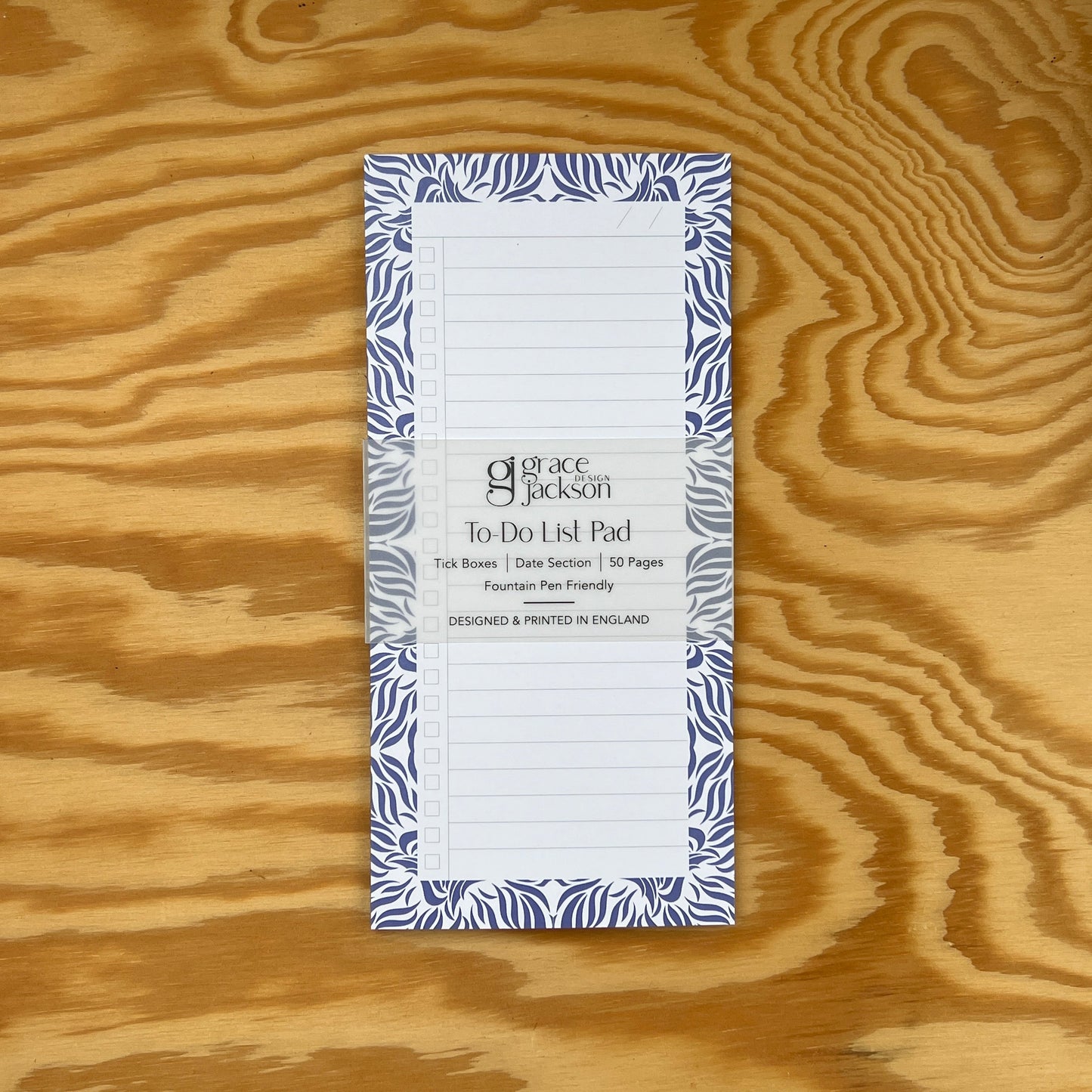 Lilac Swishes Notepad