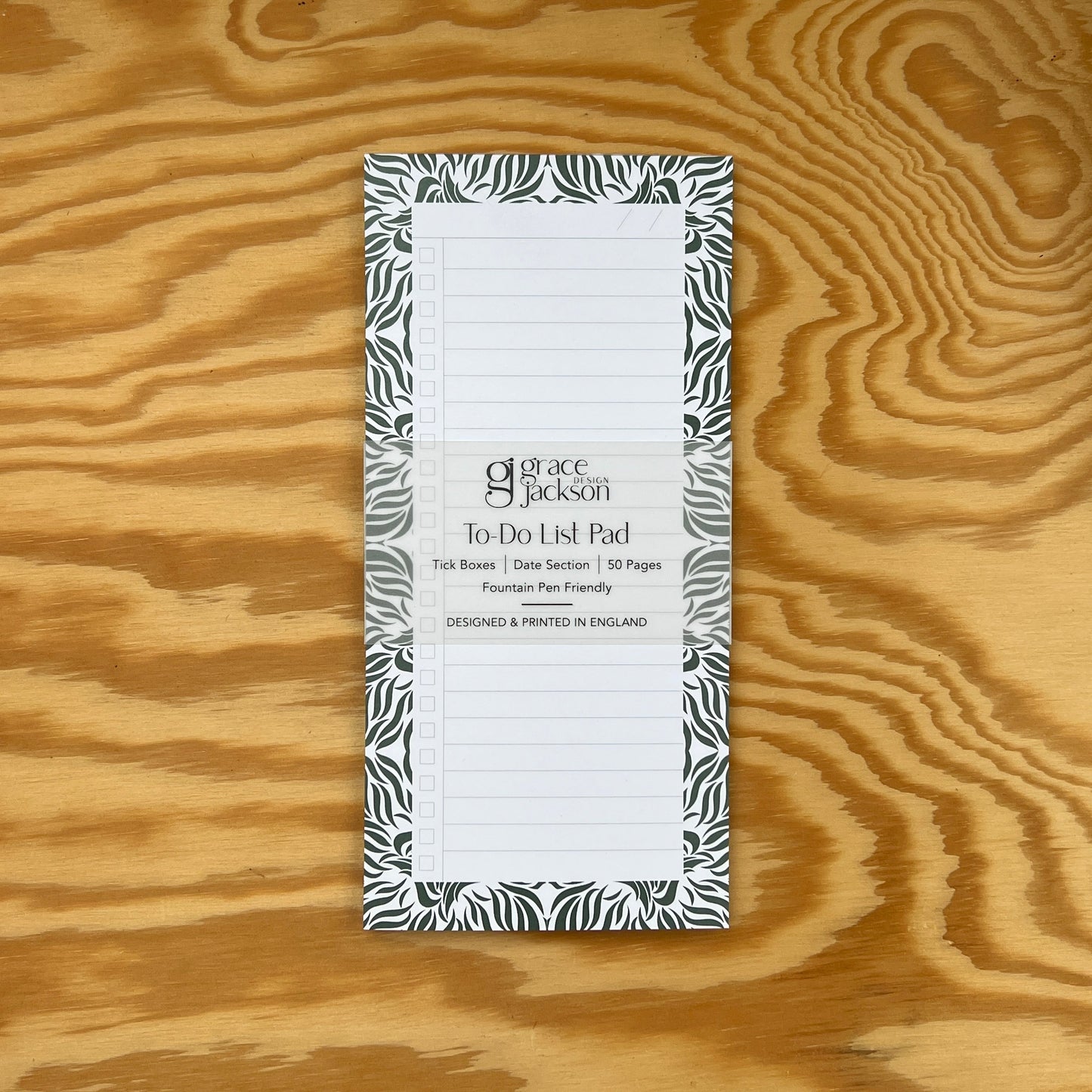 Sage Swishes Notepad