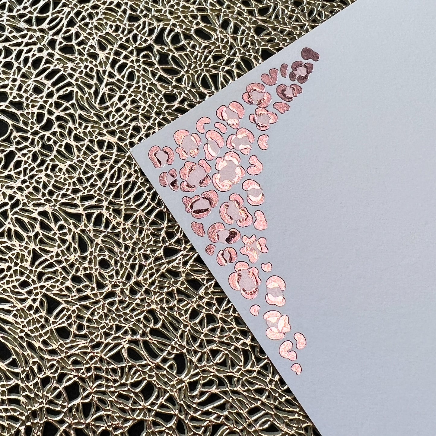 Pale Pink Leopard Print Notes