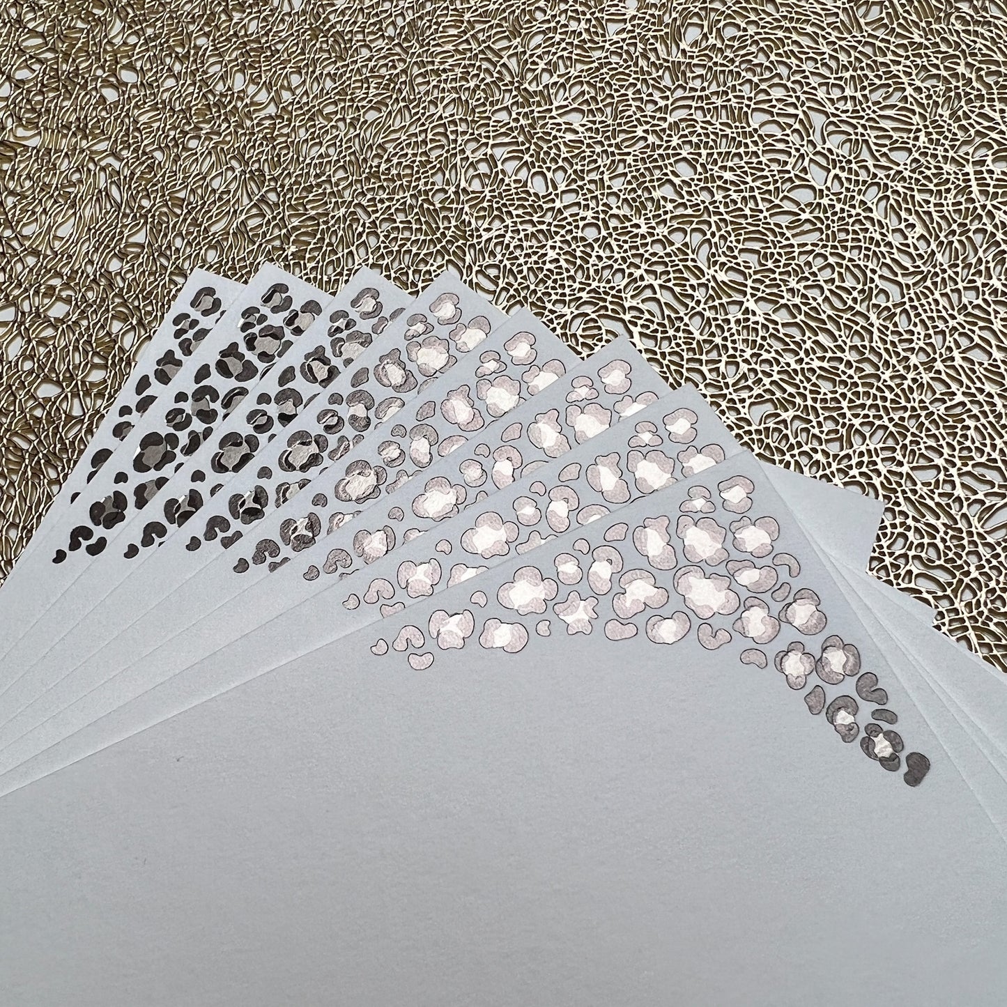 Taupe Leopard Print Notes