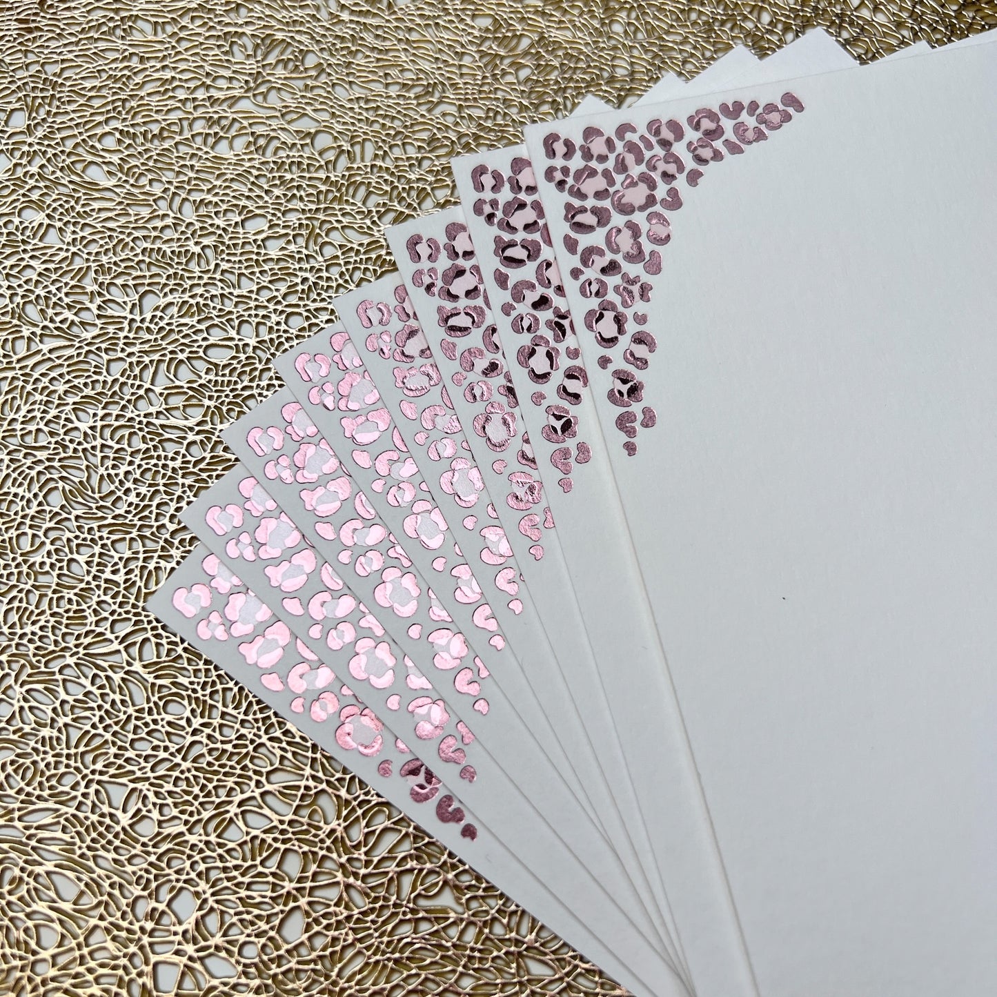 Pale Pink Leopard Print Notes