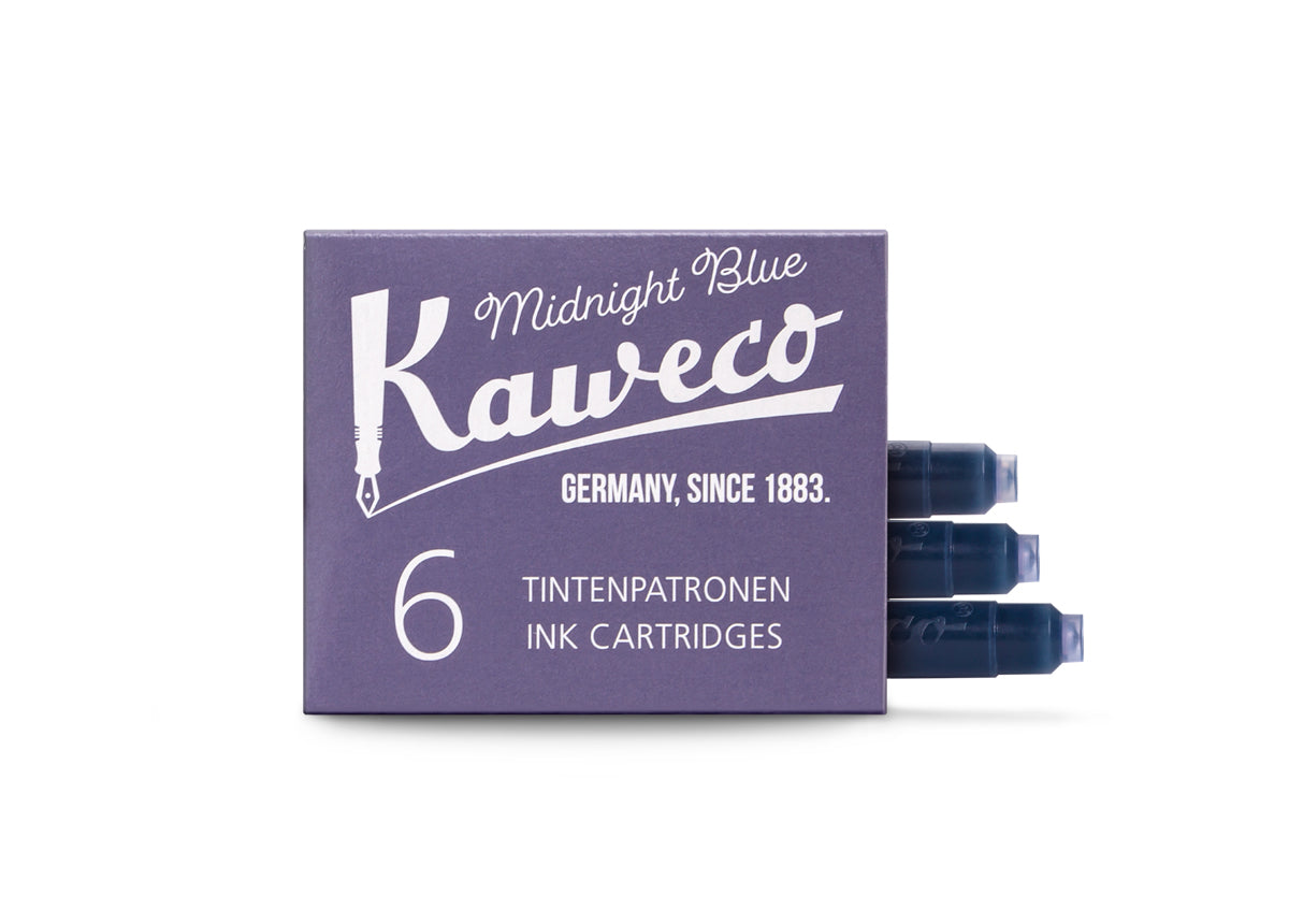 Kaweco Midnight Blue Ink Cartridge (Pack of 6)