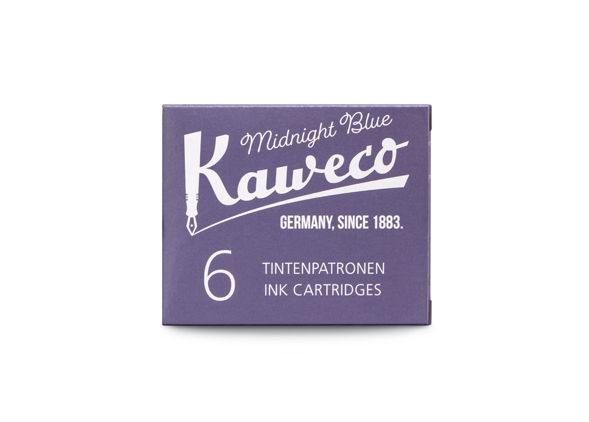 Kaweco Midnight Blue Ink Cartridge (Pack of 6)