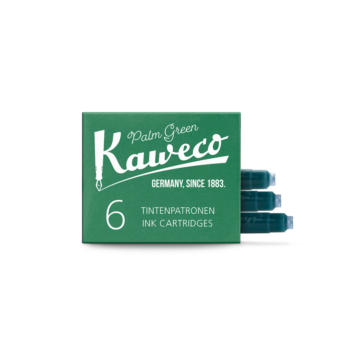 Kaweco Palm Green Ink Cartridge (Pack of 6)